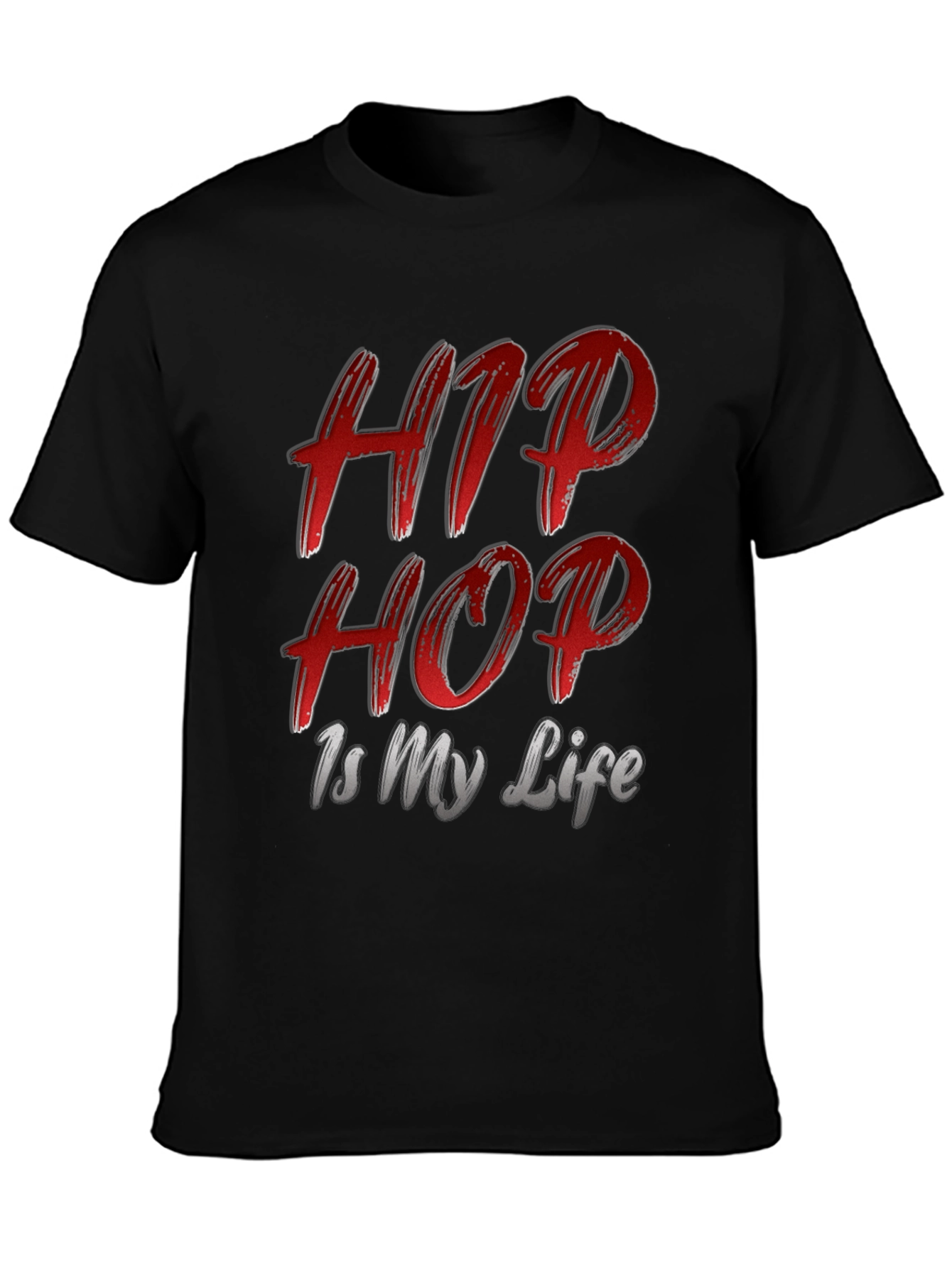 Black Hip Hop Is My Life Graphic Tee view 3