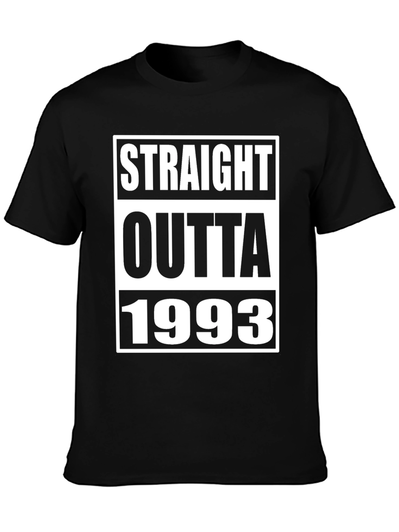 Black Straight Outta 1993 Graphic Tee view 3