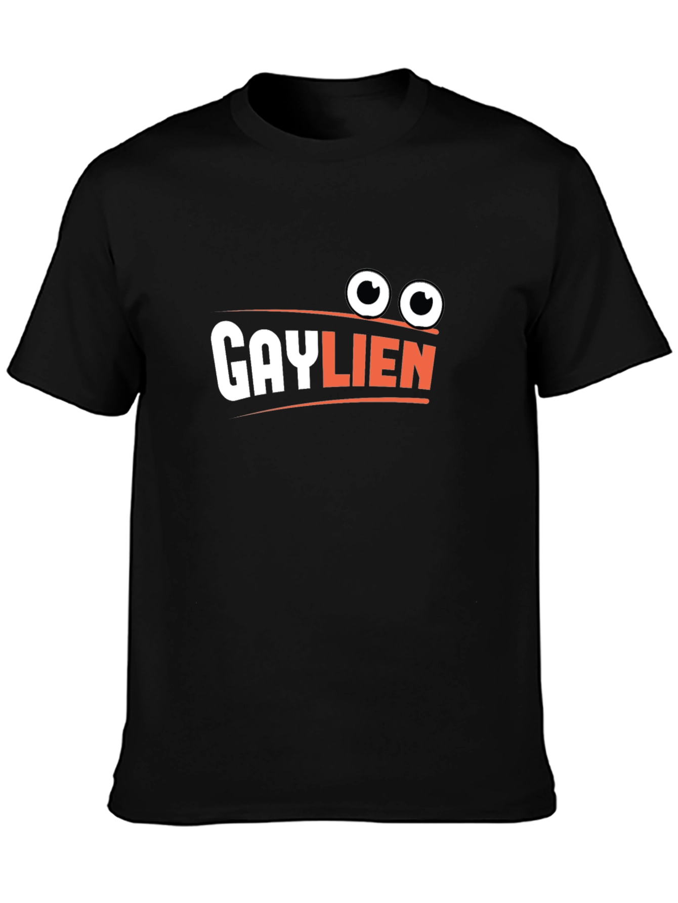 Black Gaylien T-Shirt - Funny Graphic Tee view 3