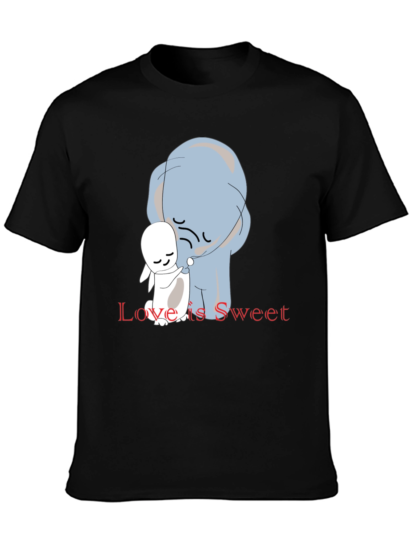 Black Love is Sweet Graphic Tee - Soft Cotton Comfort view 3