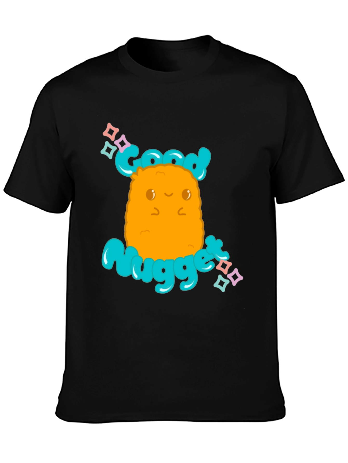 Black Good Nugget Graphic T-Shirt view 3