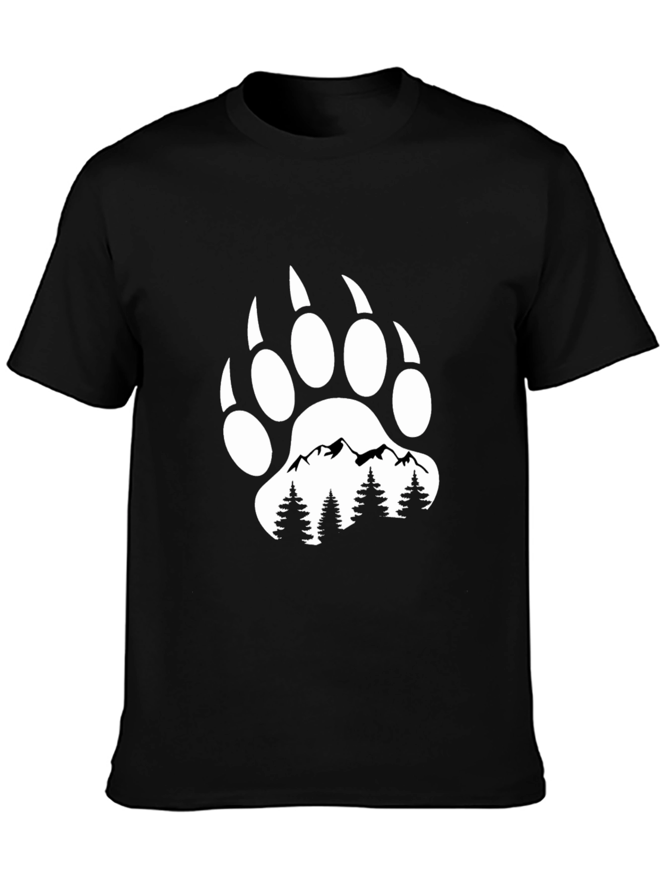 Black Bear Paw Mountain Graphic Tee view 3