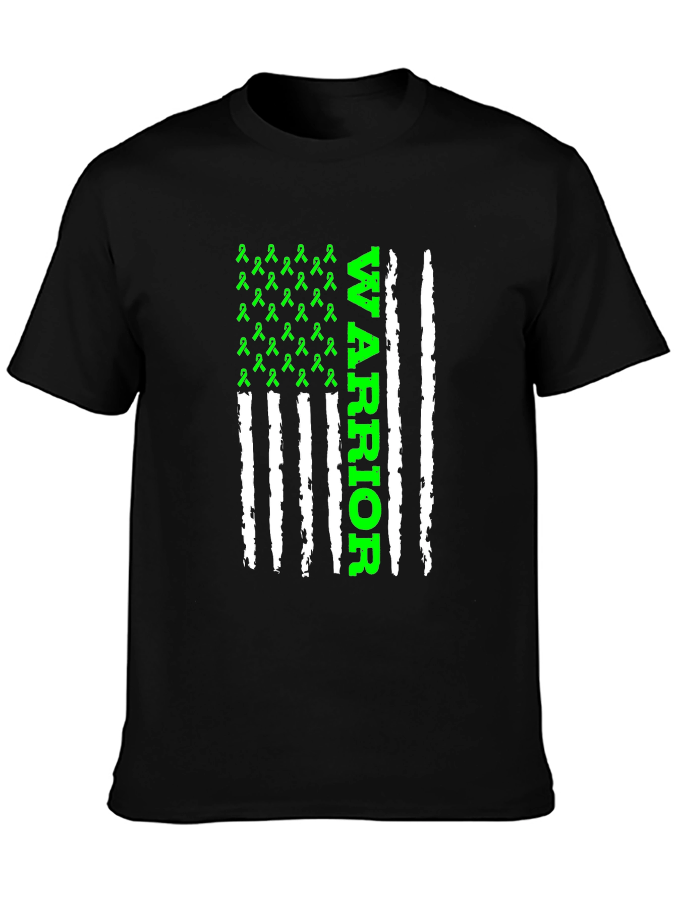 Black Warrior Awareness Ribbon T-Shirt view 3