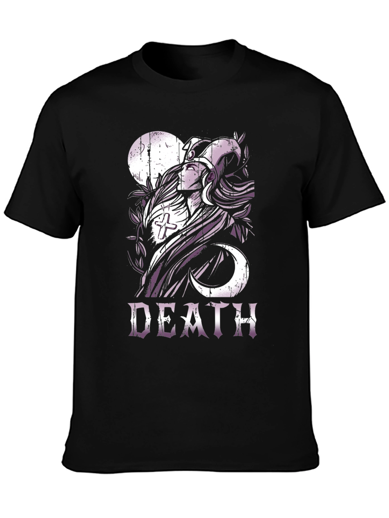 Black Death T-Shirt - Gothic Graphic Tee view 3