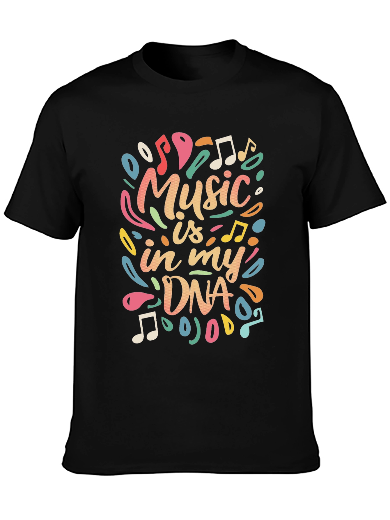Black Music is in my DNA Graphic T-Shirt view 3