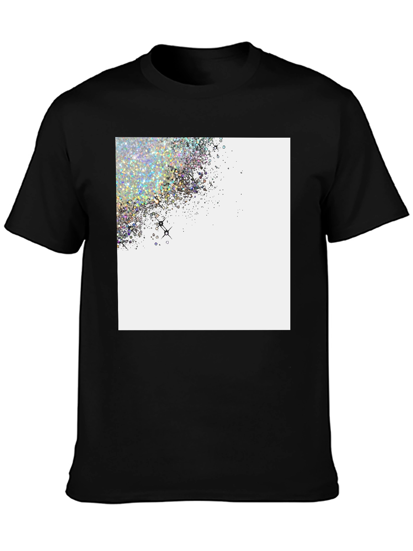 Sparkling Glitter Design Tee - 3