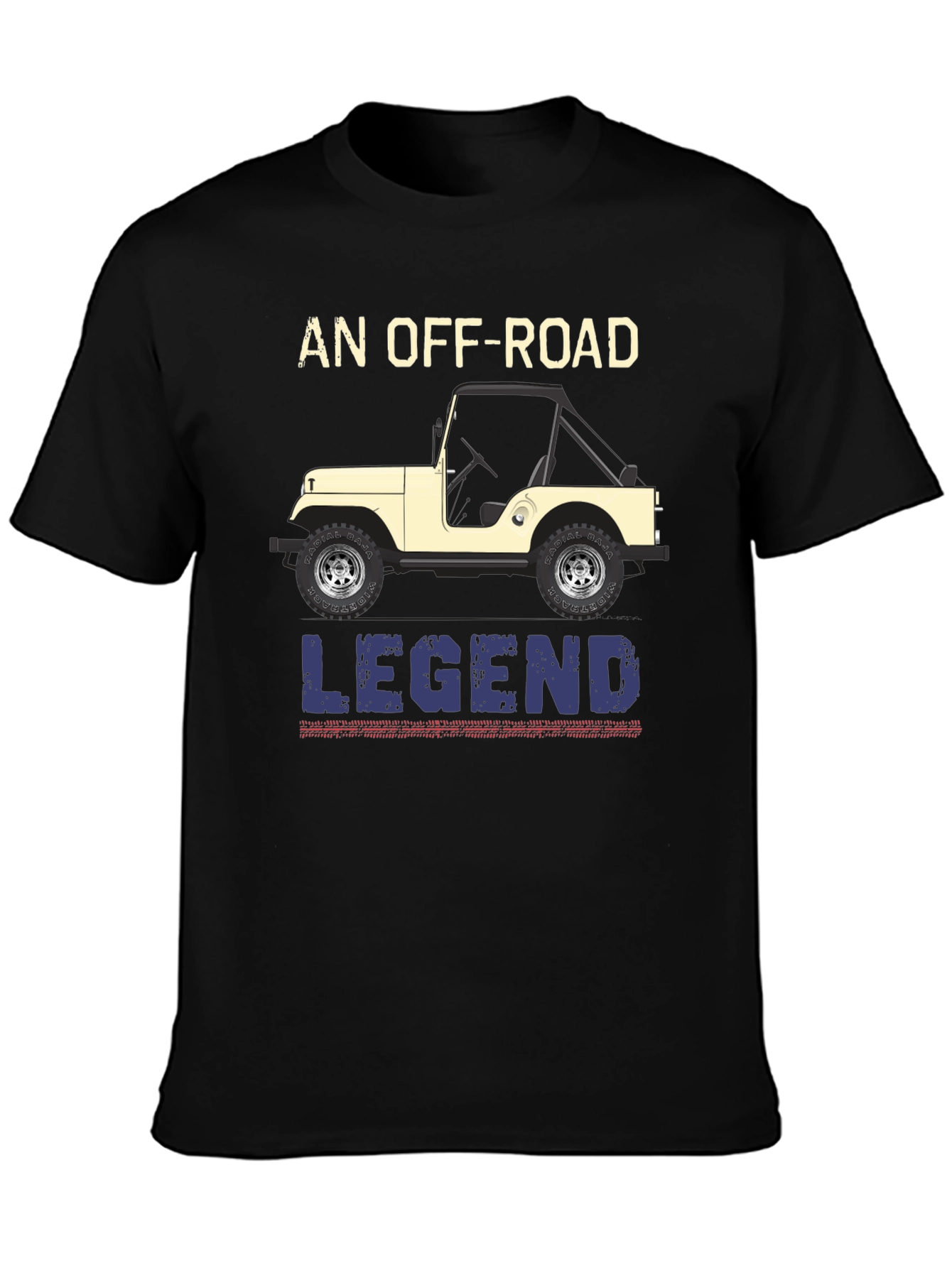 Black Off-Road Legend Graphic Tee view 3