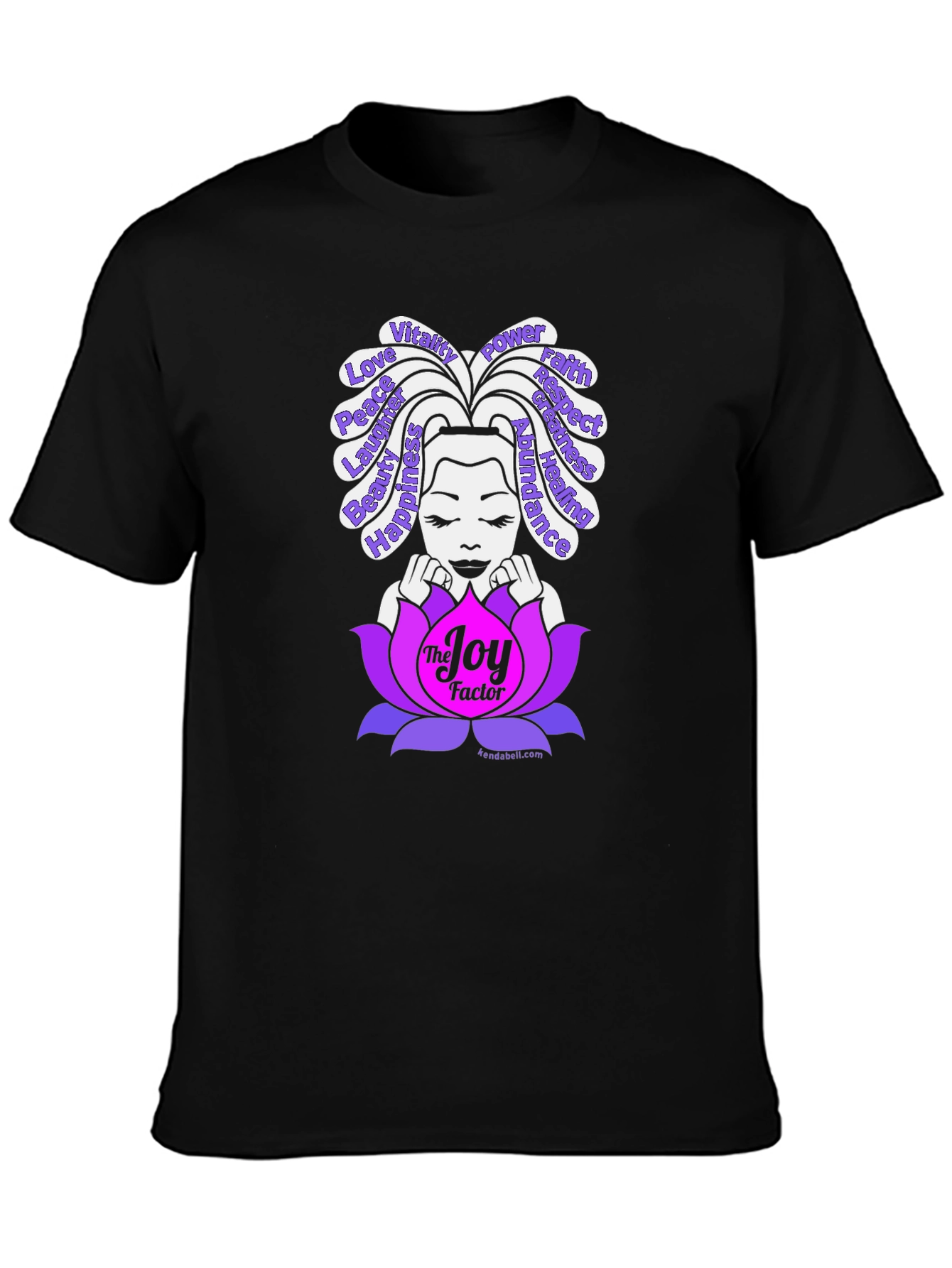 Black Joy Factor Graphic Tee - Empowering Women's T-Shirt view 3