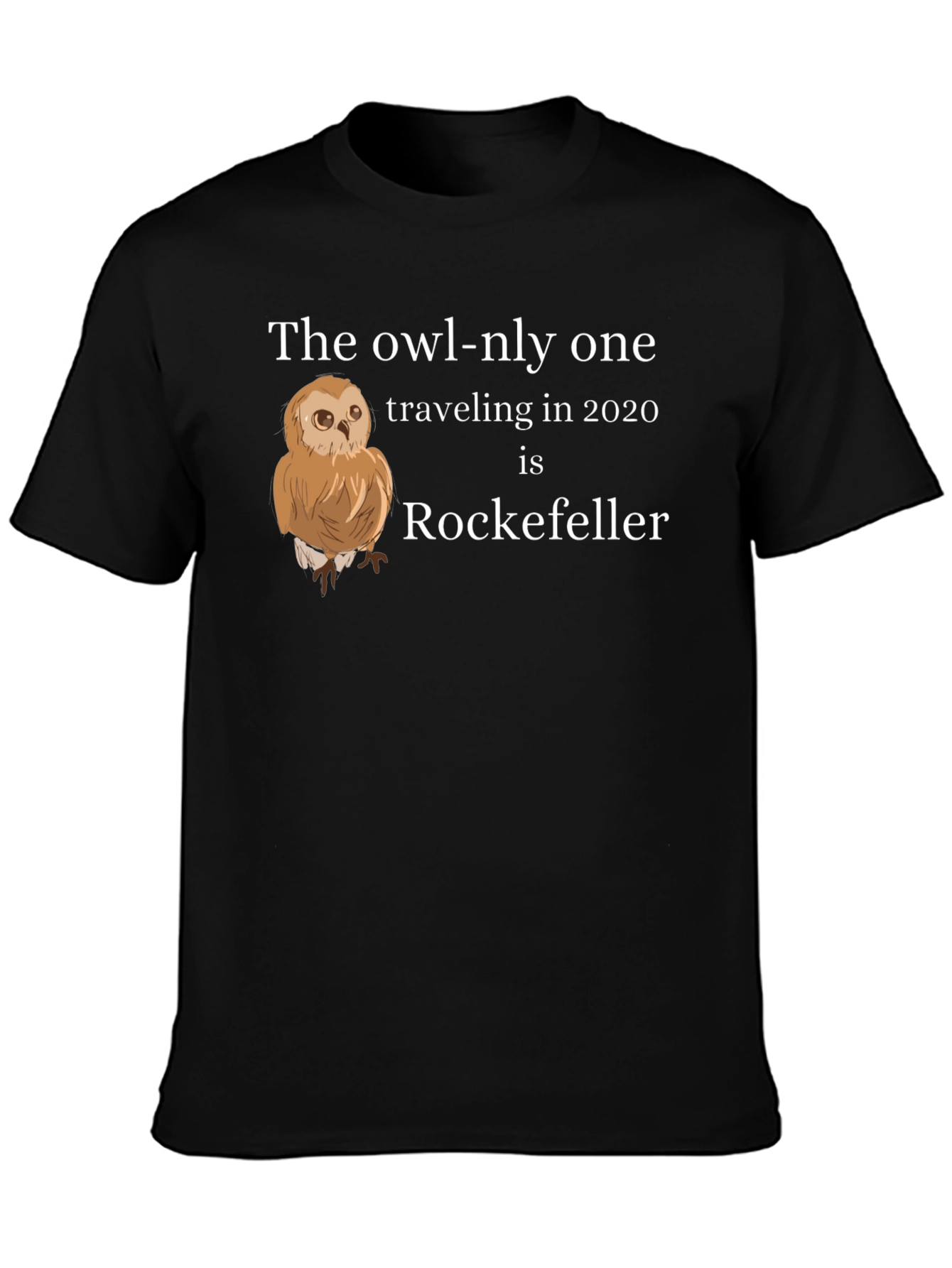 Black Owl-nly One Rockefeller T-Shirt view 3