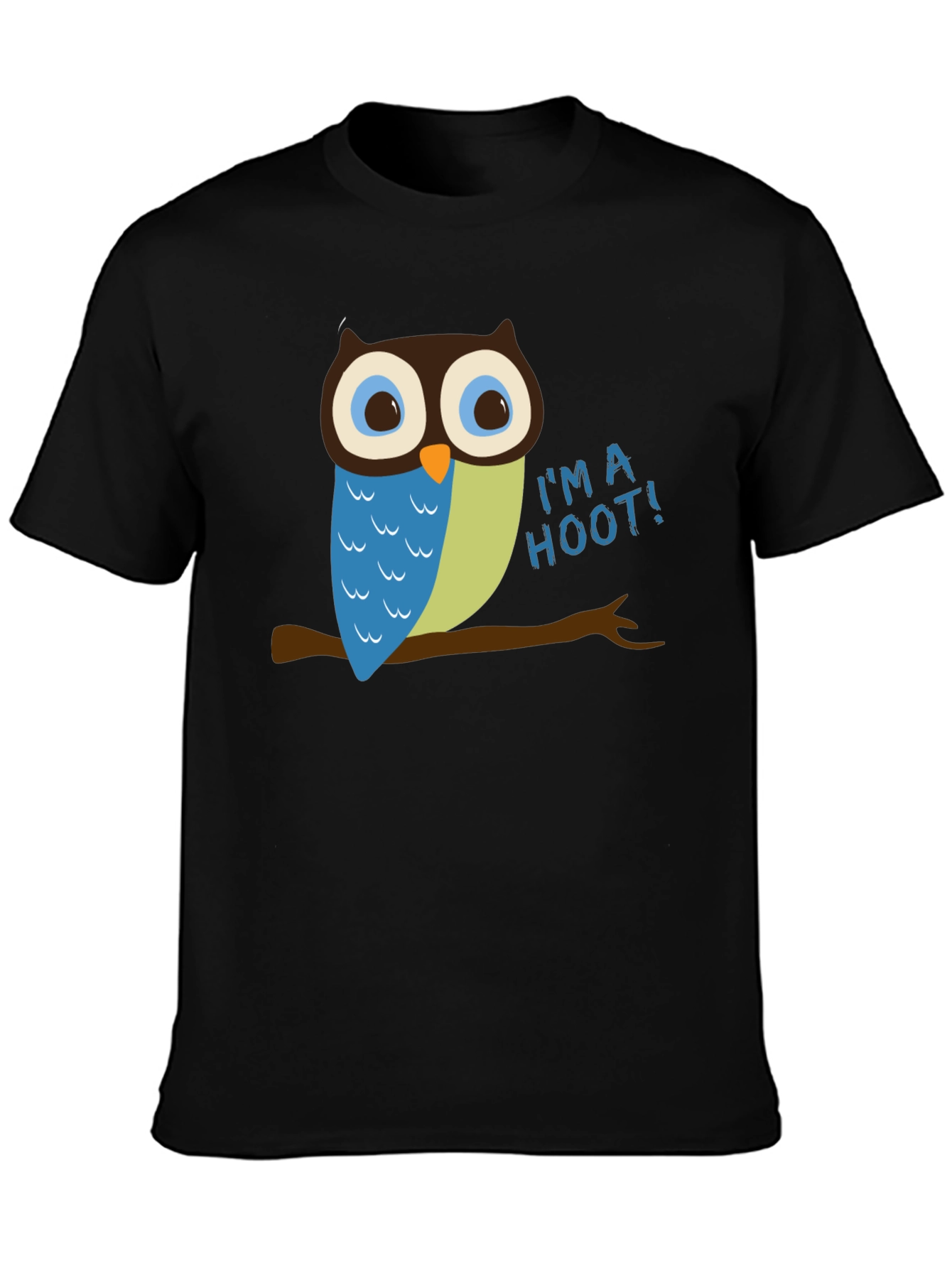 Black I'm a Hoot! Owl Graphic Tee view 3