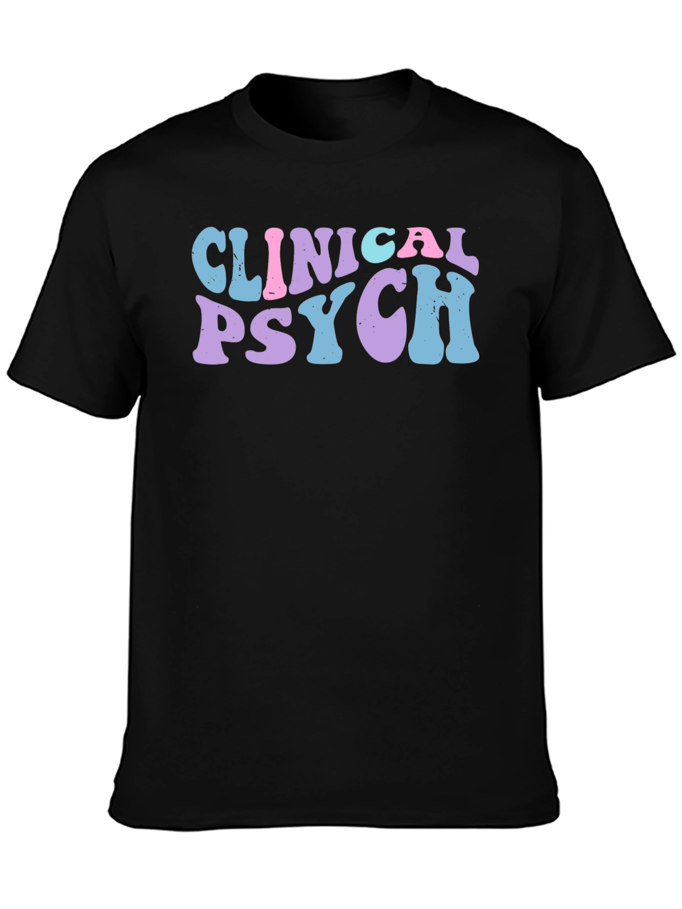 Black Clinical Psych Graphic T-Shirt view 3