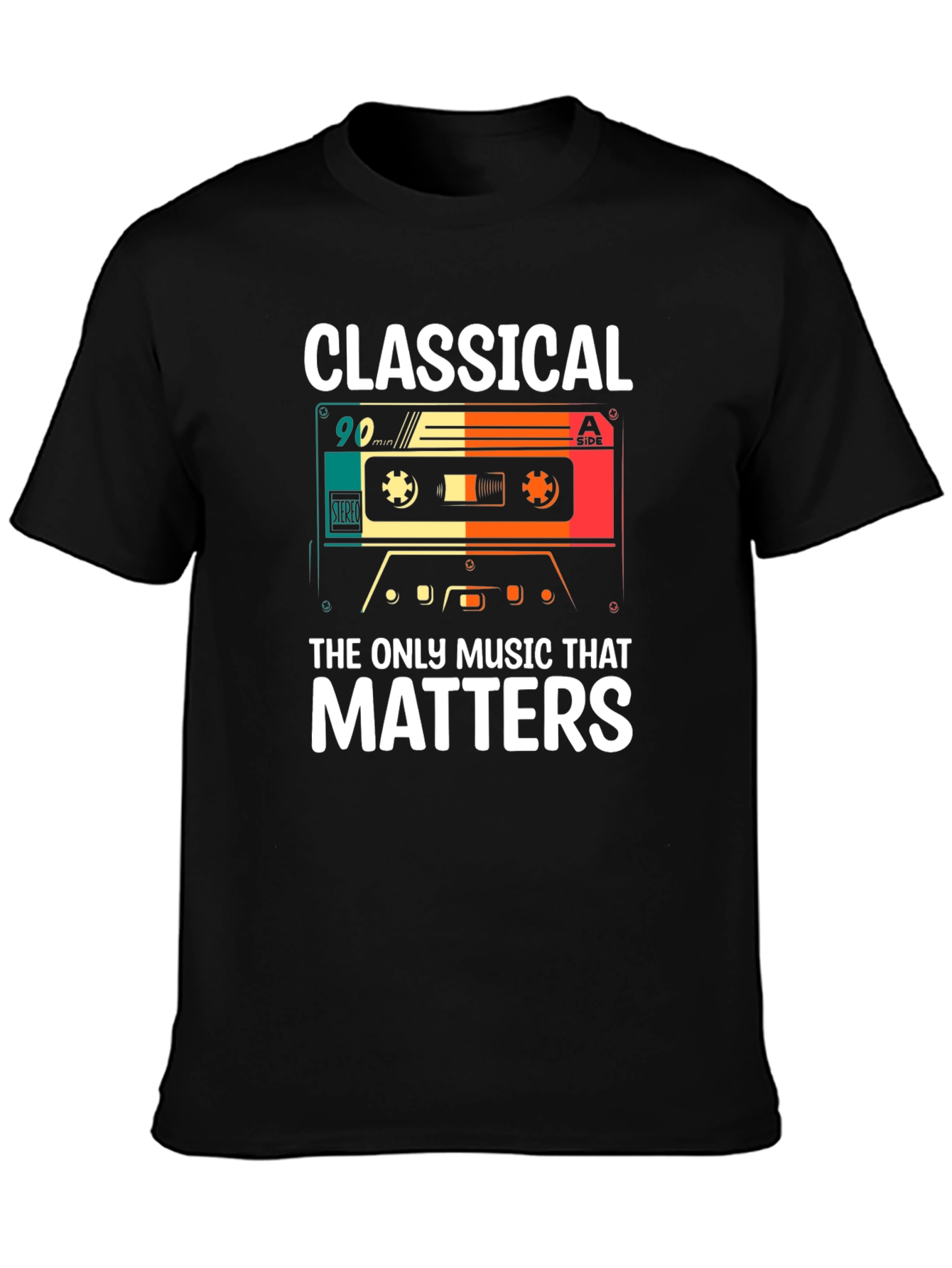 Black Classical Music Matters Graphic Tee view 3