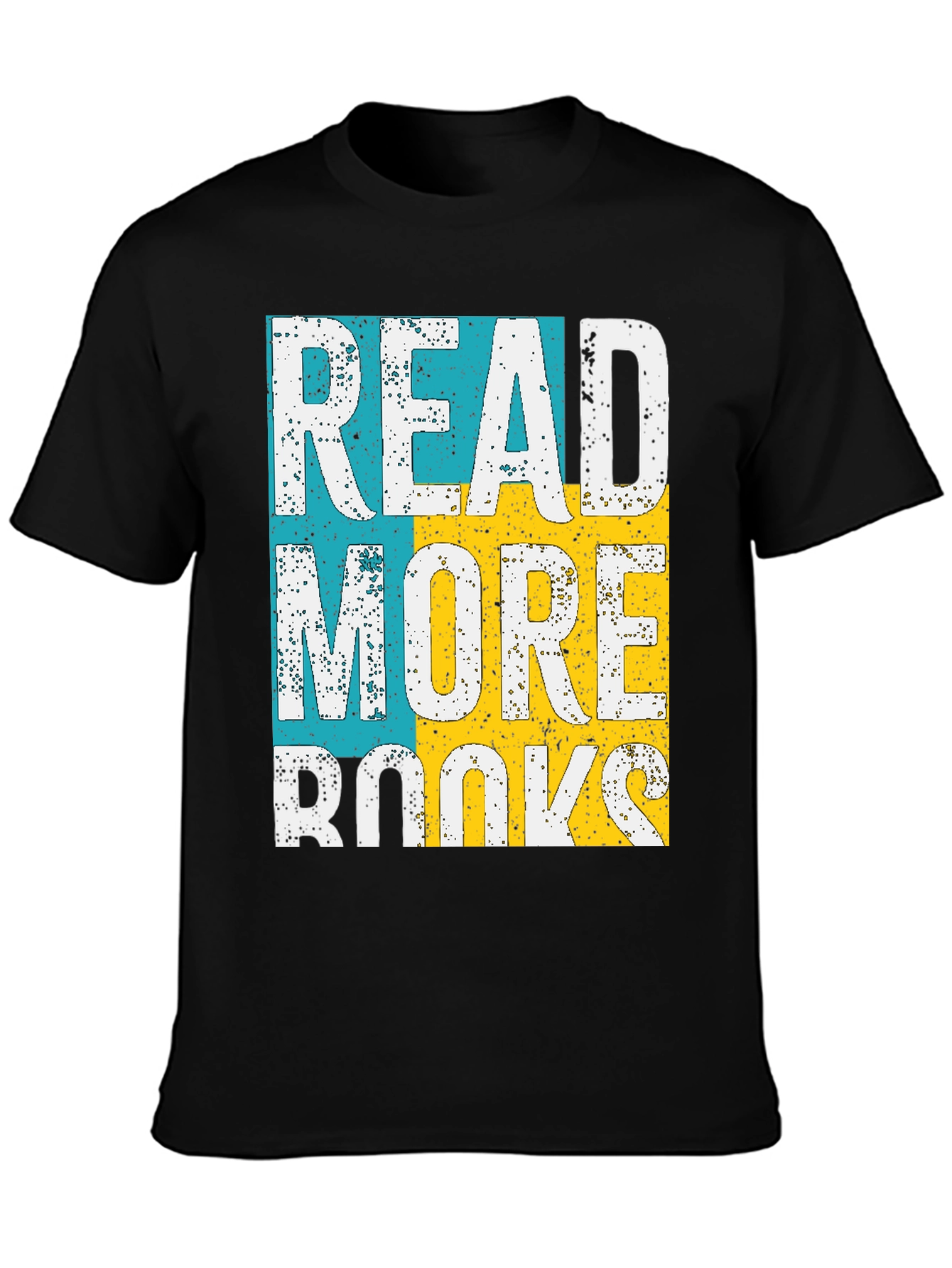 Black Read More Books T-Shirt - Stylish & Comfy view 3