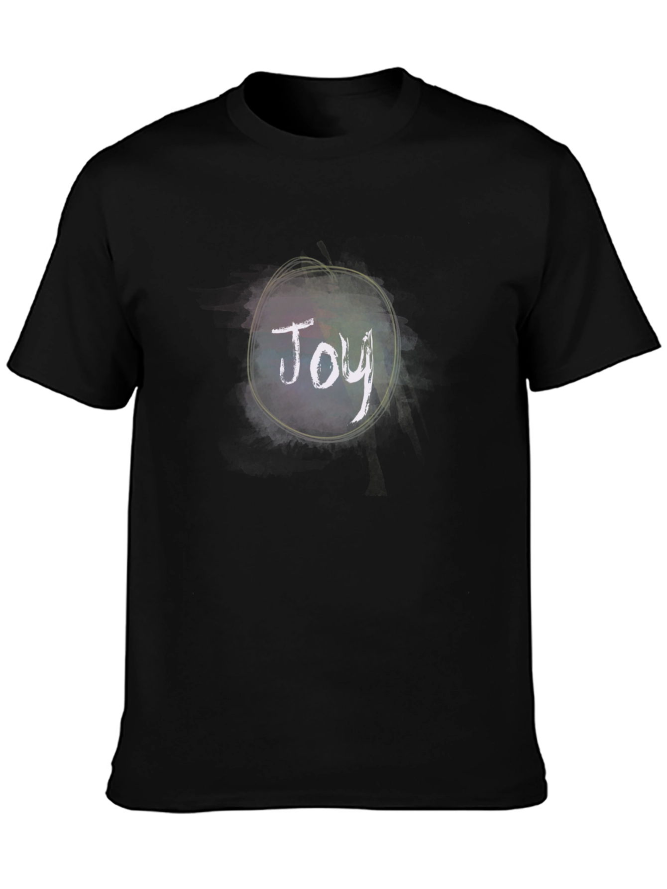Black Joy Graphic Tee - Black Unisex T-Shirt view 3