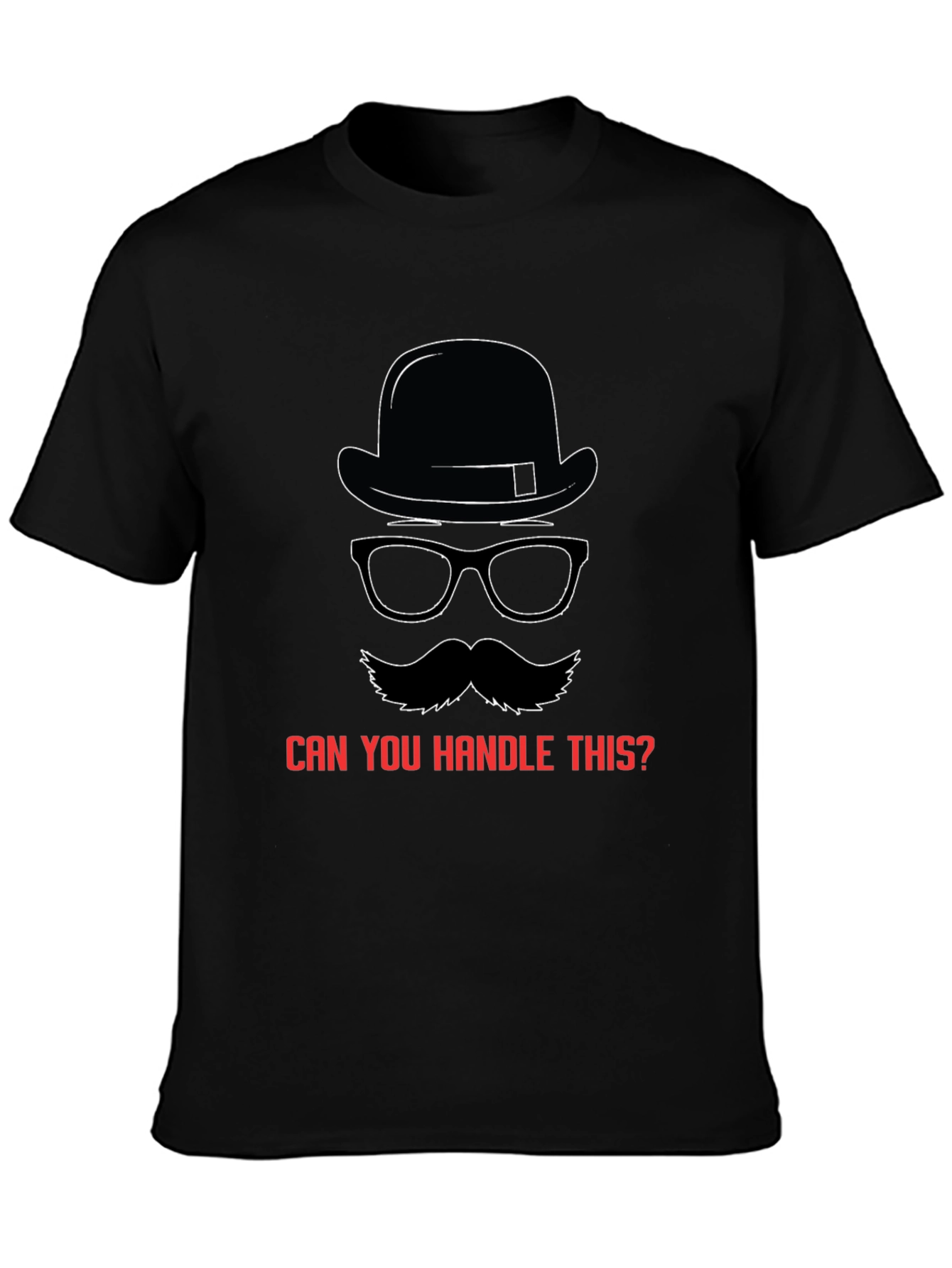Black Handle This T-Shirt - Mens Black Novelty Tee view 3