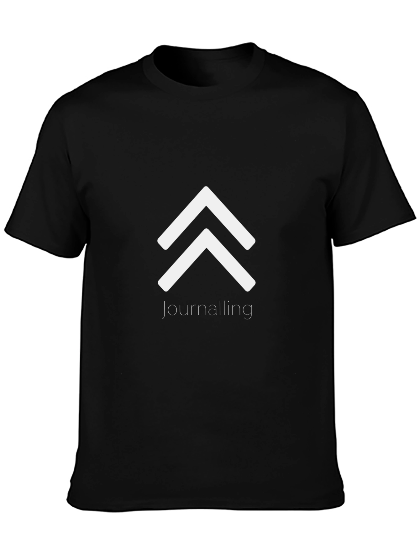 Black Journaling Arrows Graphic Tee - Black view 3