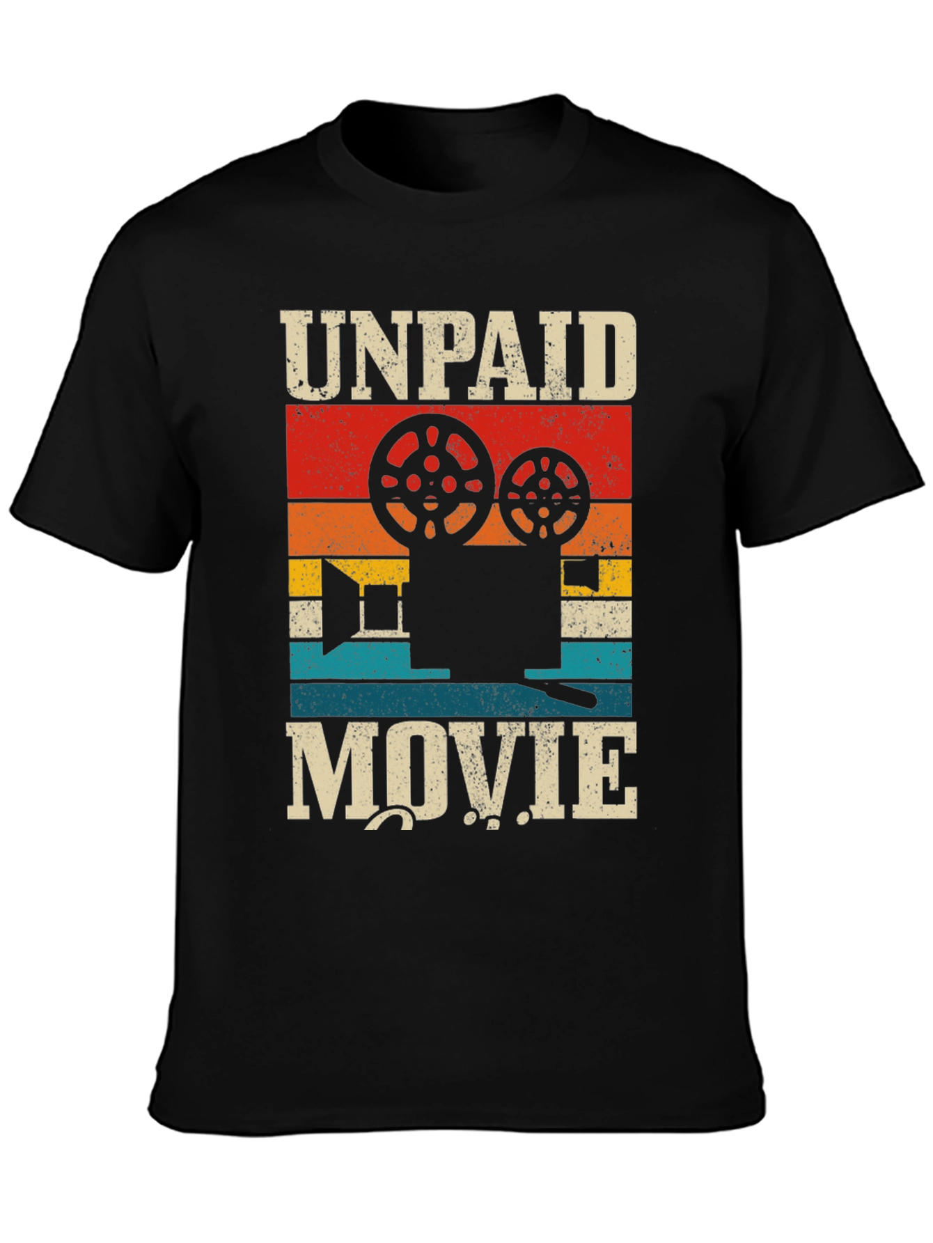 Unpaid Movie T-Shirt - Vintage Style Film Crew Tee - 3