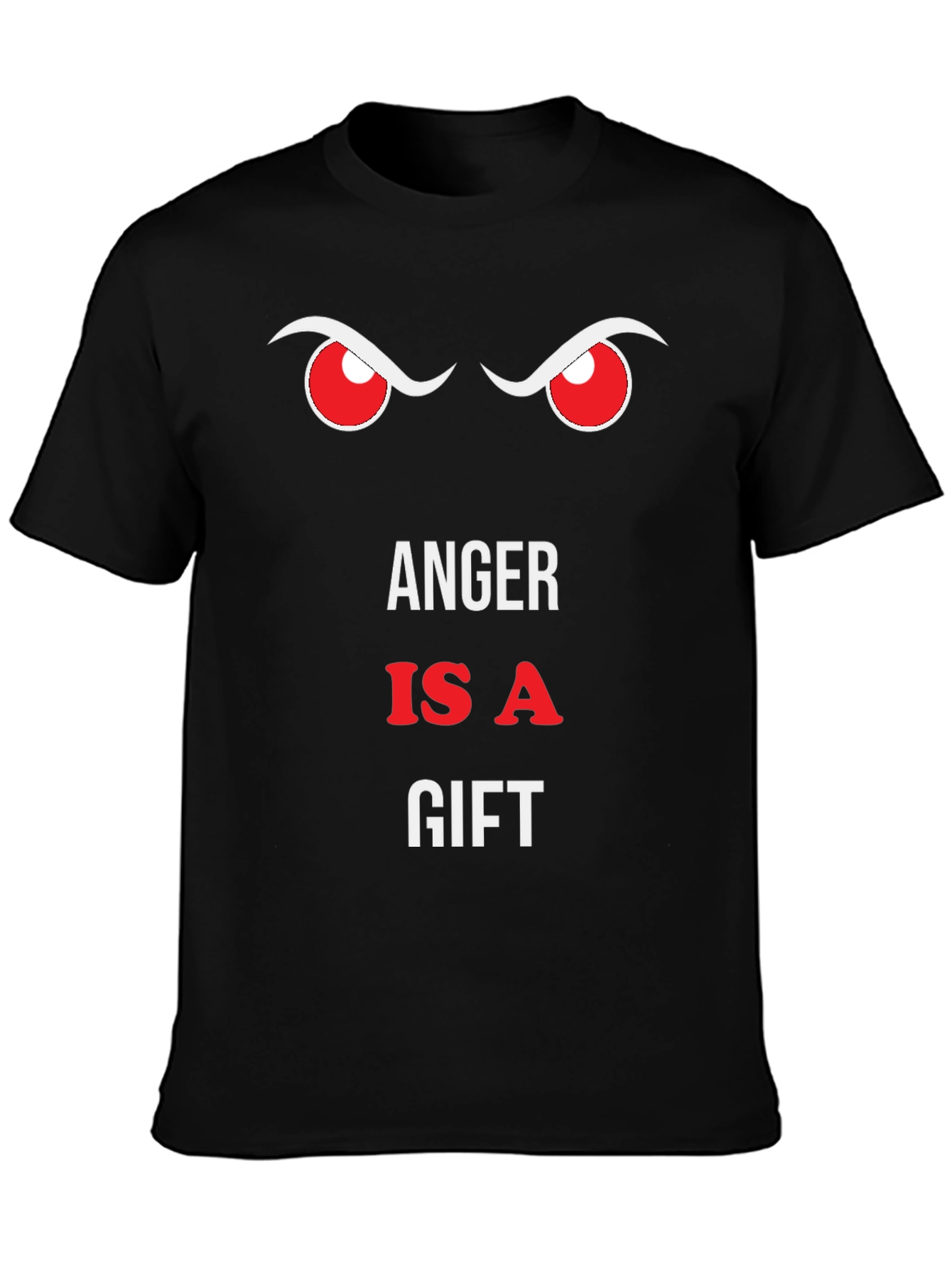 Black Anger Is A Gift Men's Black T-Shirt view 3