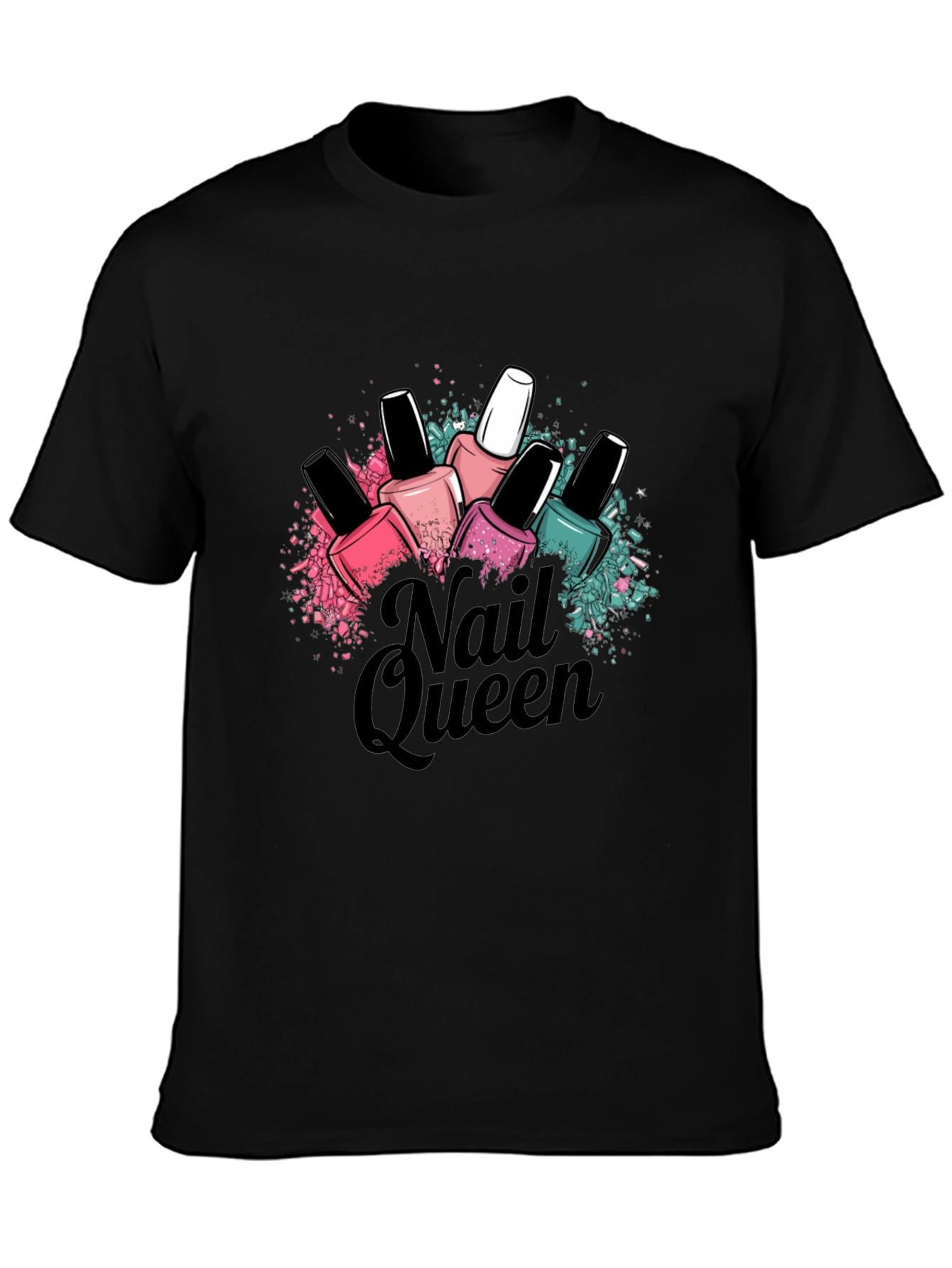 Nail Queen T-Shirt - Manicure Lover Fashion Tee - 3