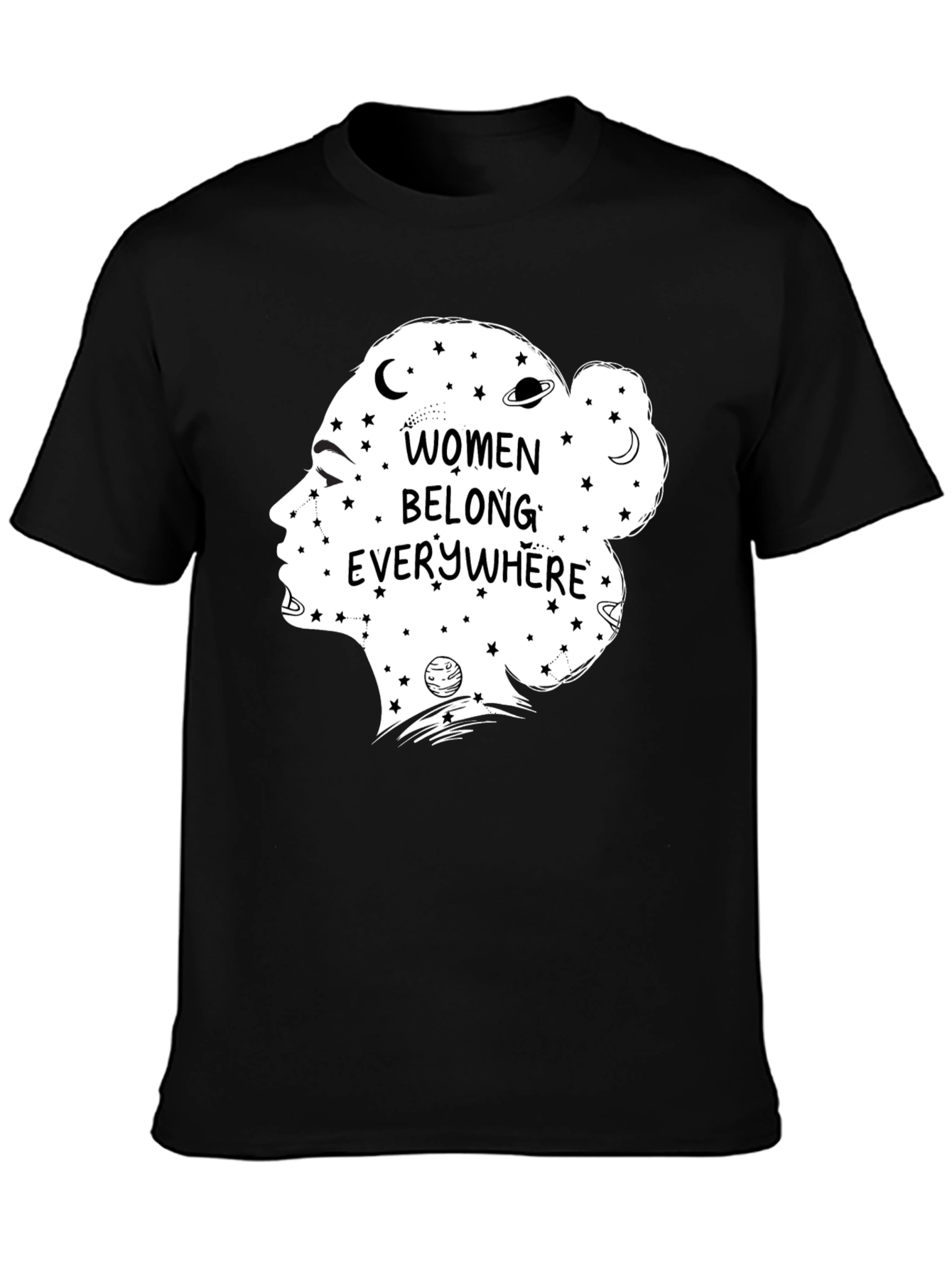 Black Women Belong Everywhere Graphic Tee view 3
