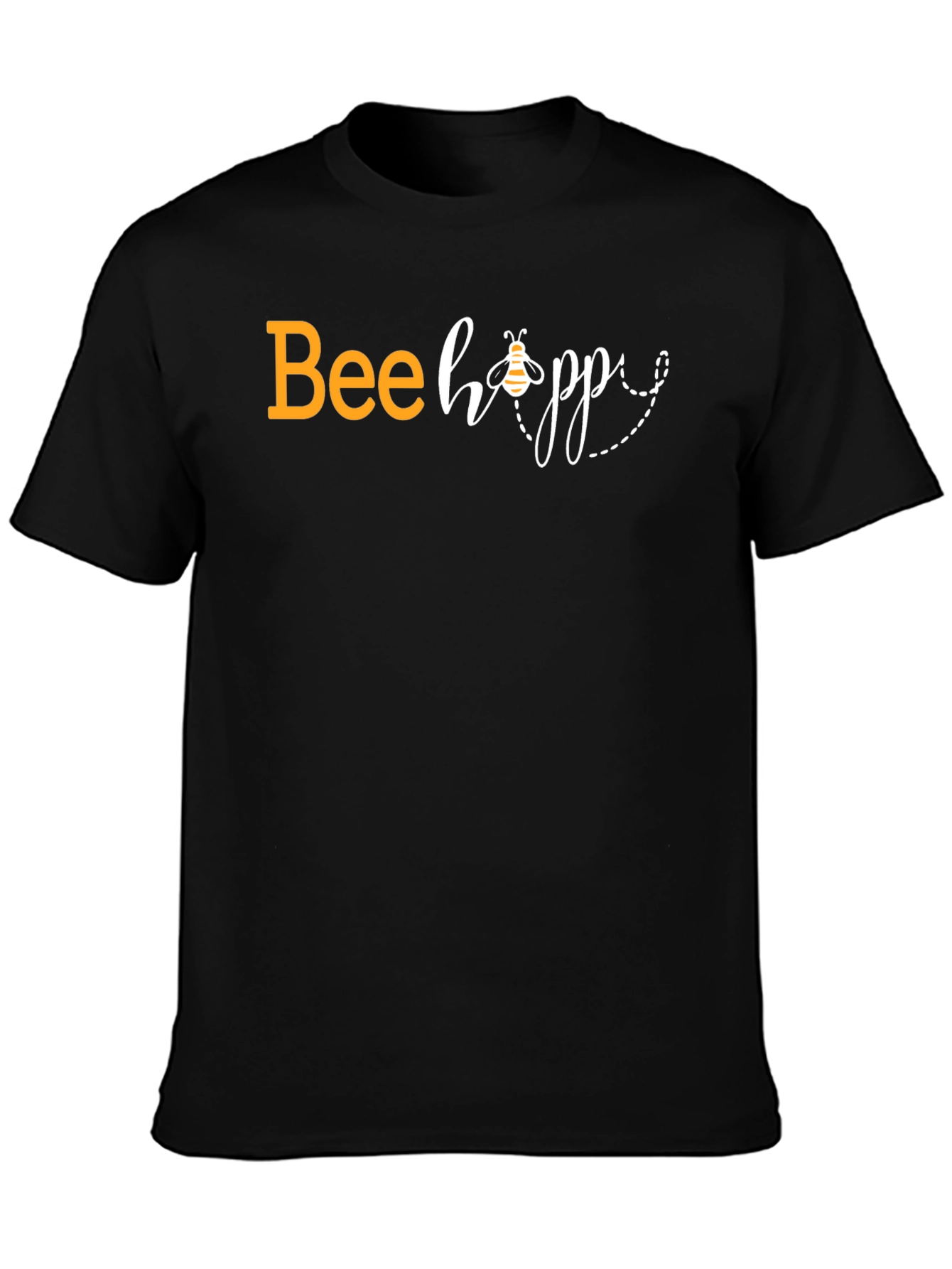 Black Bee Happy Graphic Tee - Casual Comfort view 3