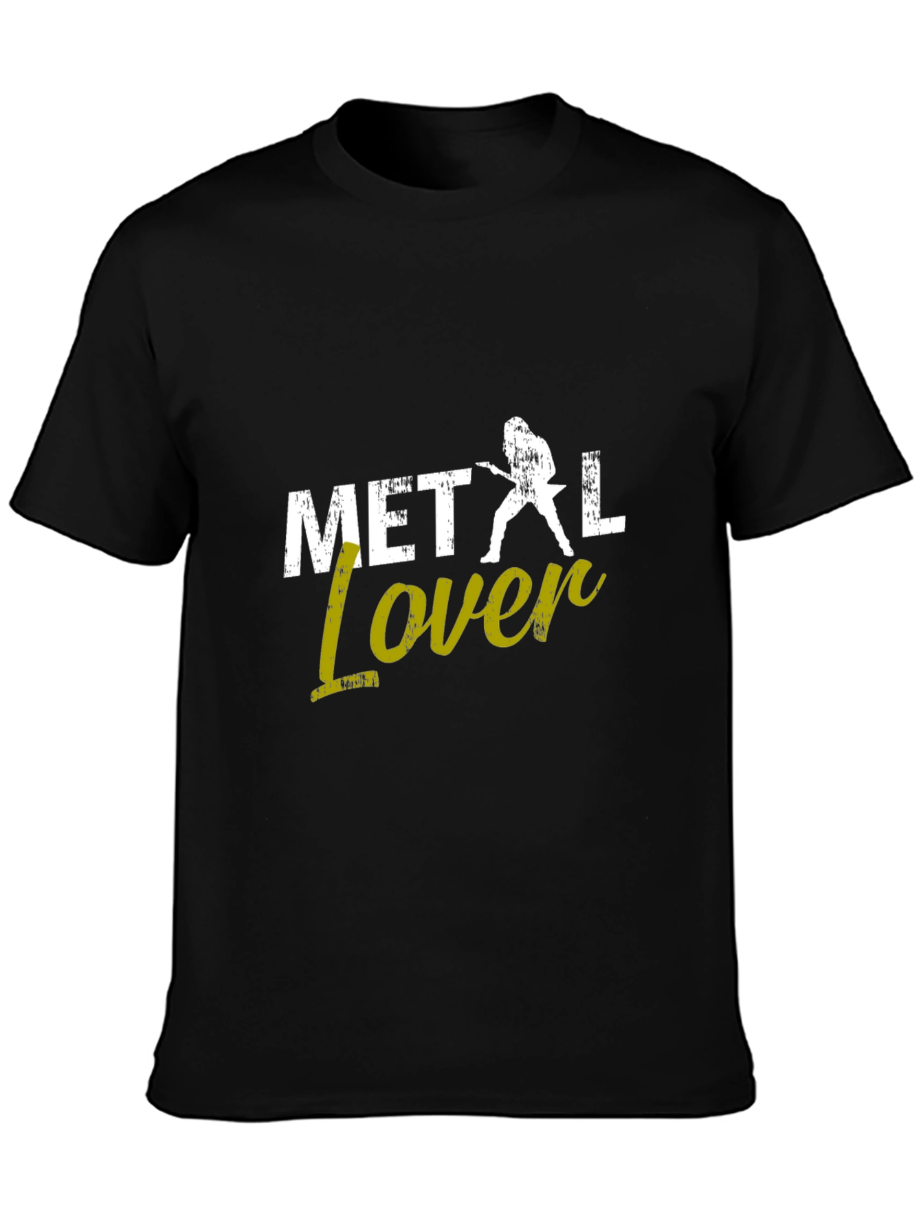 Black Metal Lover Graphic T-Shirt - Rock Music Fan Tee view 3