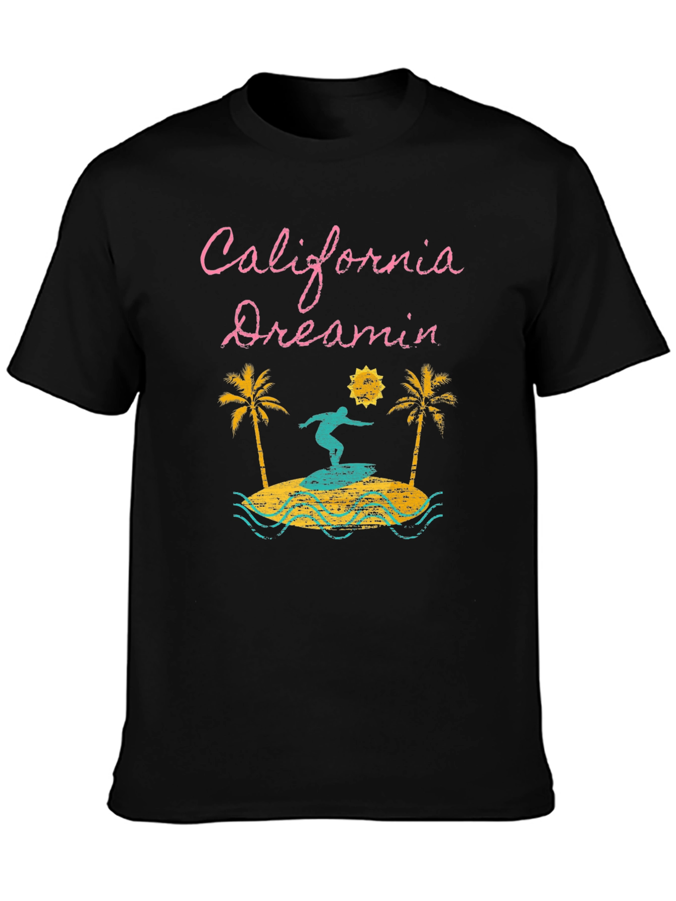 Black California Dreamin' Graphic Tee view 3