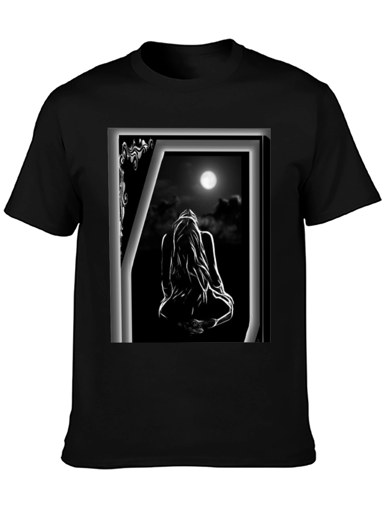 Moonlit Silhouette Graphic T-Shirt - 3