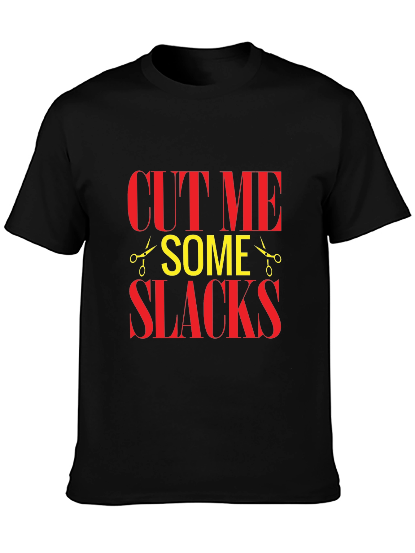 Black Cut Me Some Slacks Graphic T-Shirt view 3