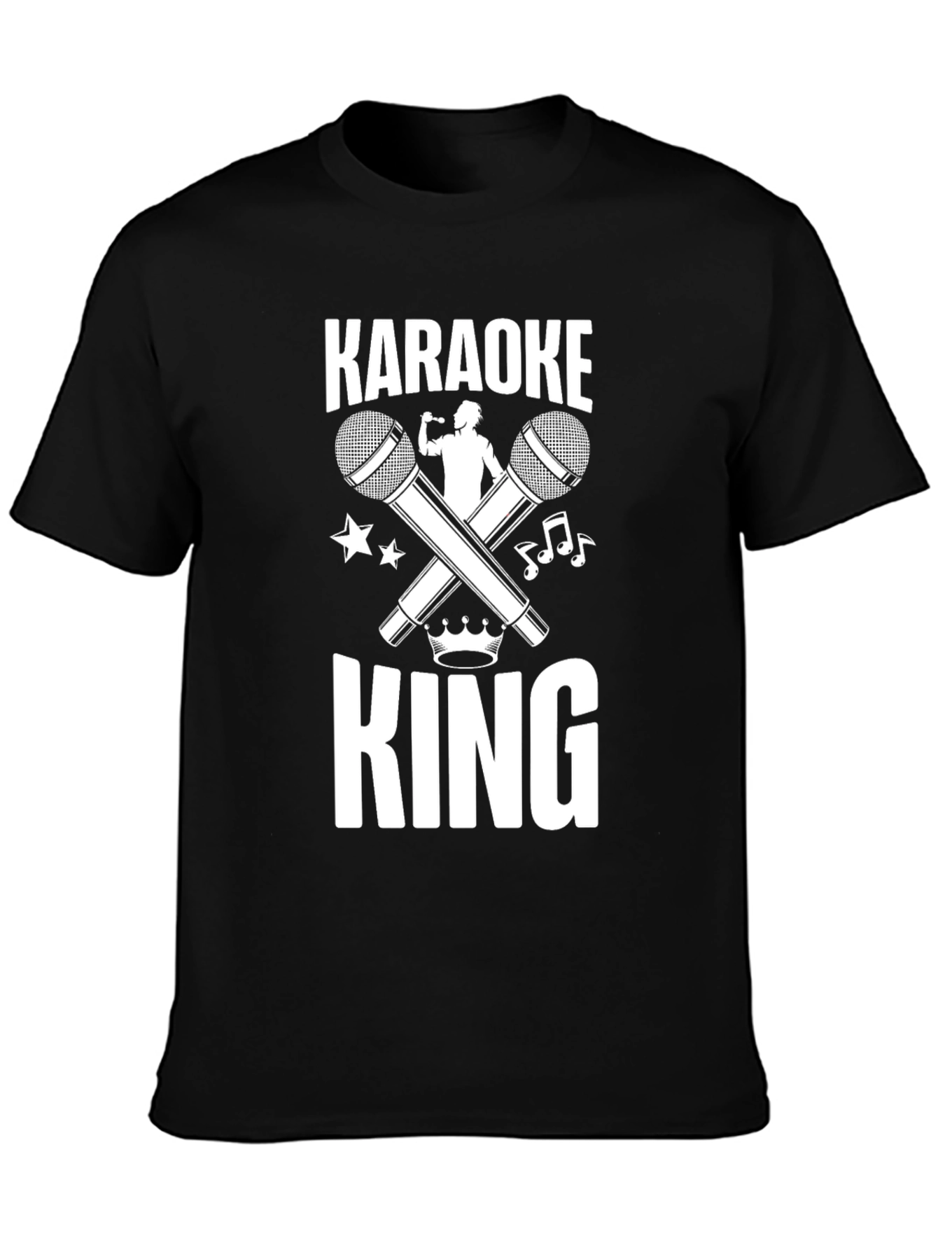 Karaoke King Graphic T-Shirt - Black - 3