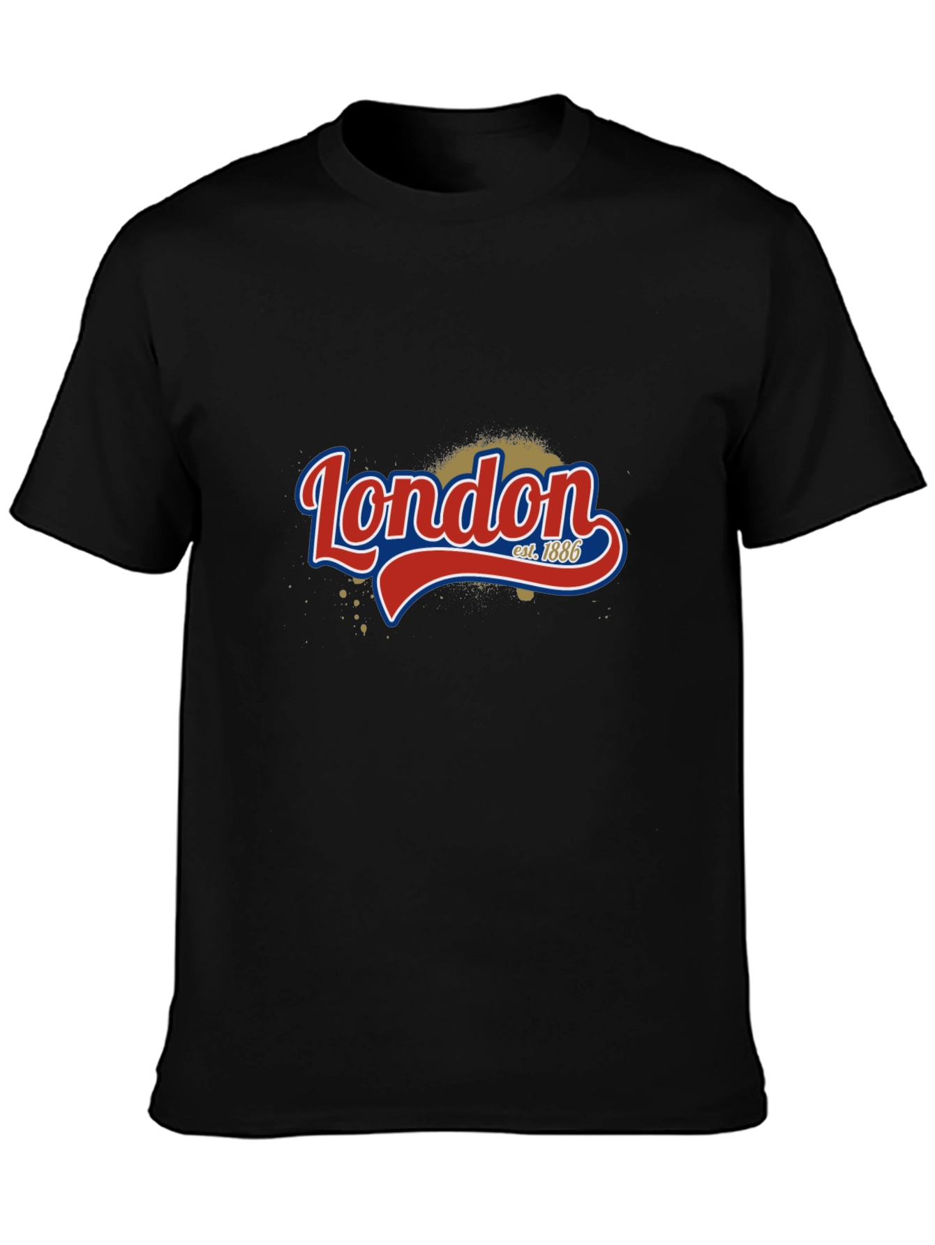 Black London Est. 1886 Graphic Tee - Black view 3
