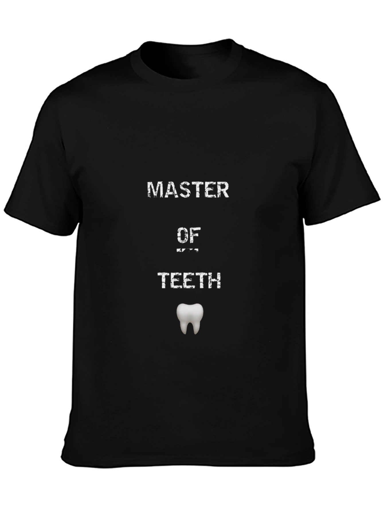 Black Master of Teeth Graphic Tee - Dental Humor view 3