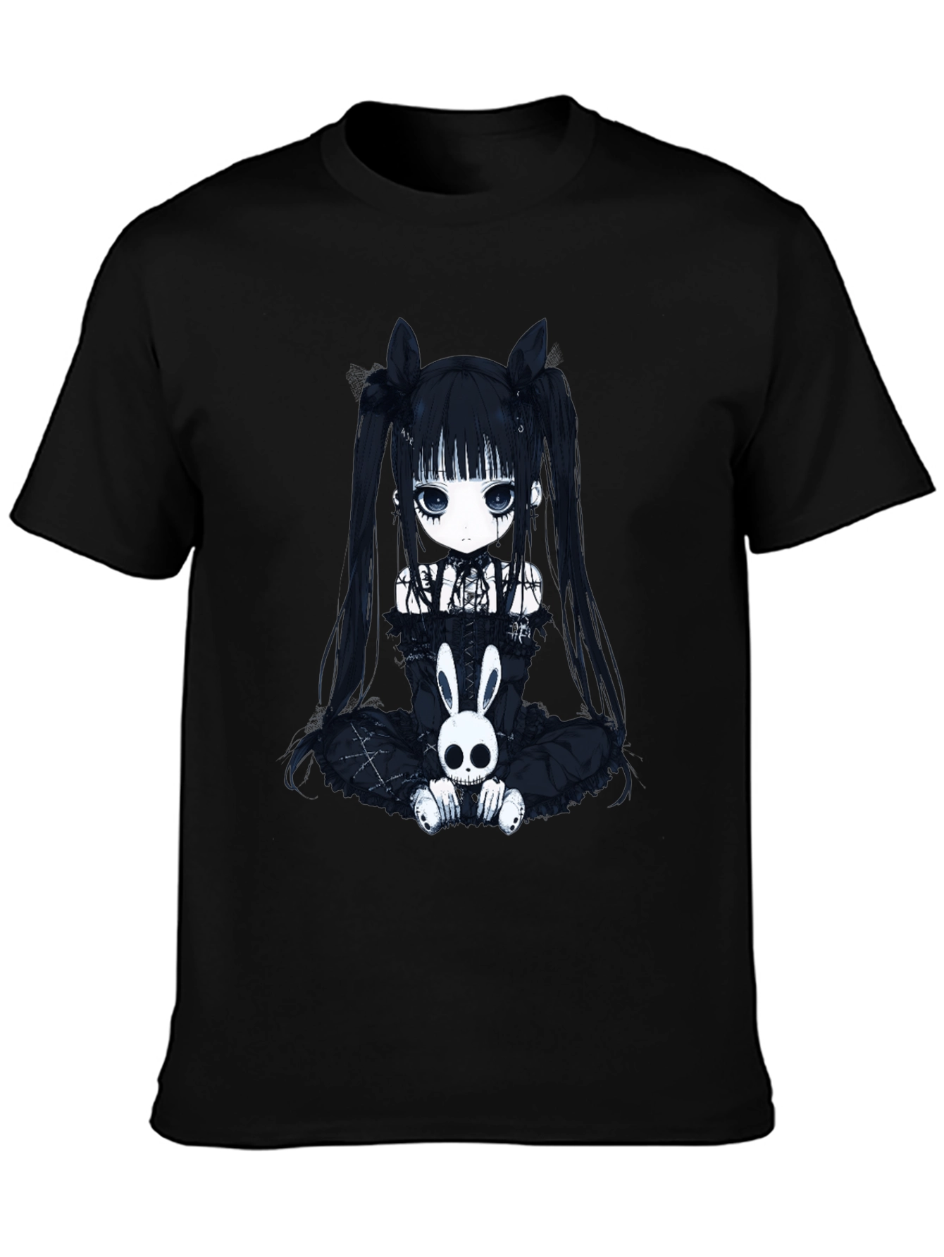 Gothic Anime Girl T-Shirt - 3