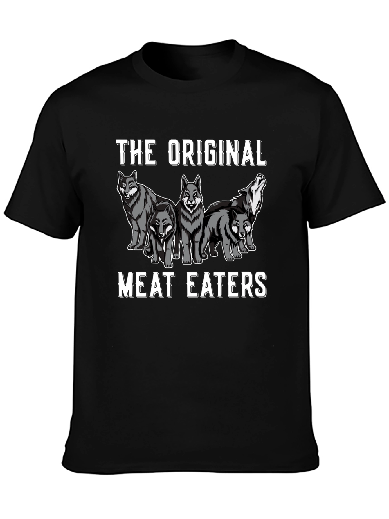 Black The Original Meat Eaters Graphic T-Shirt view 3