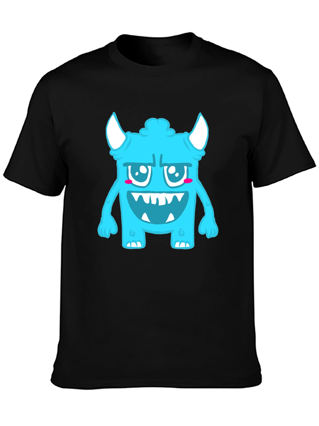 Black Monster Graphic Tee - Fun & Unique Design view 3