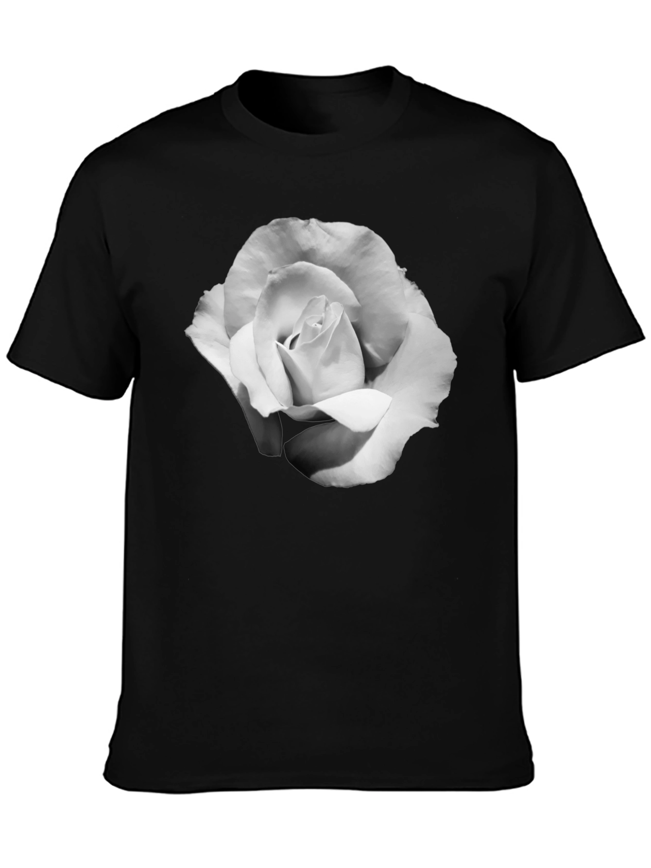 Black Black Rose Graphic T-Shirt view 3