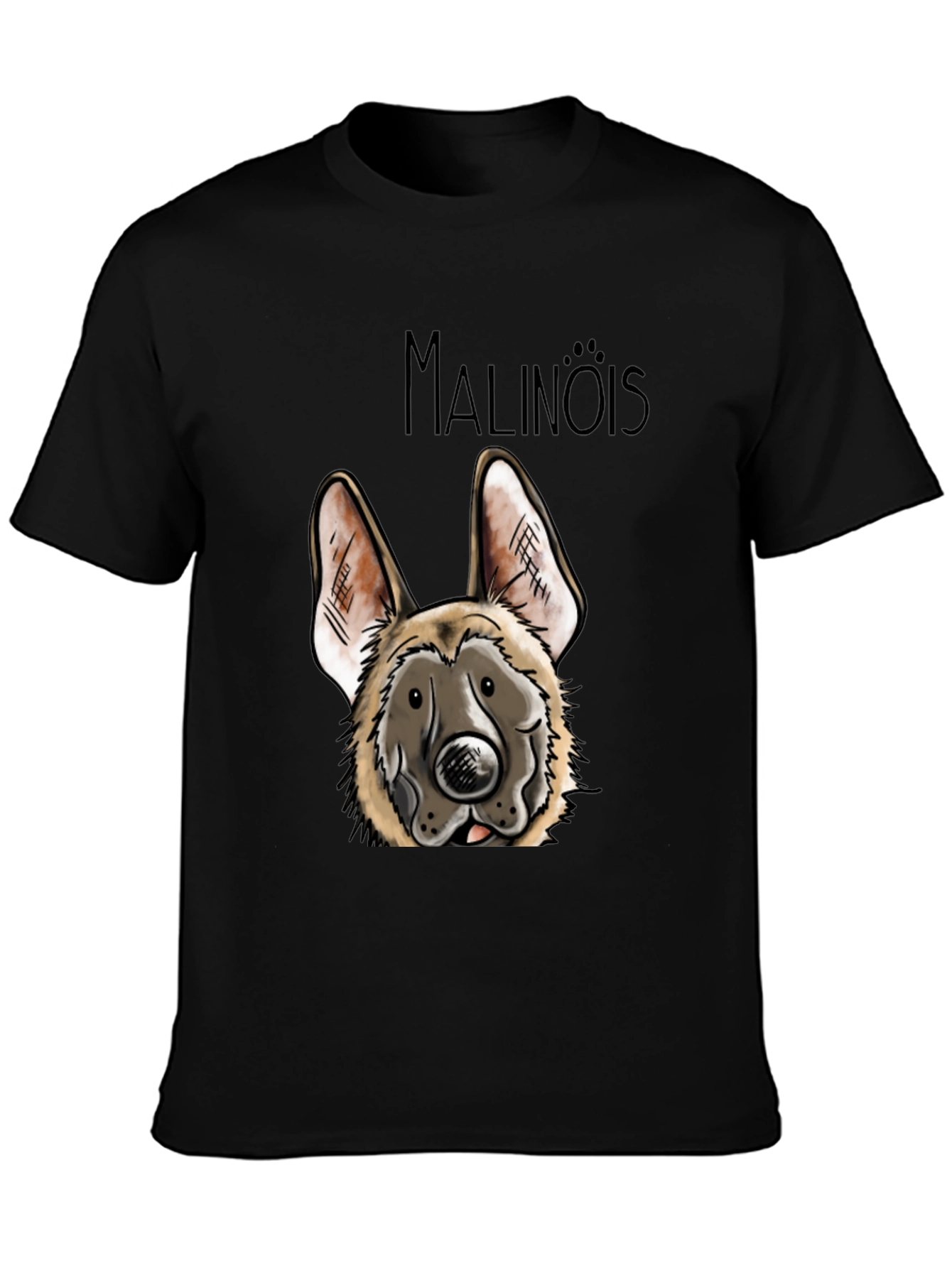 Malinois Dog Breed T-Shirt, Belgian Shepherd Tee - 3