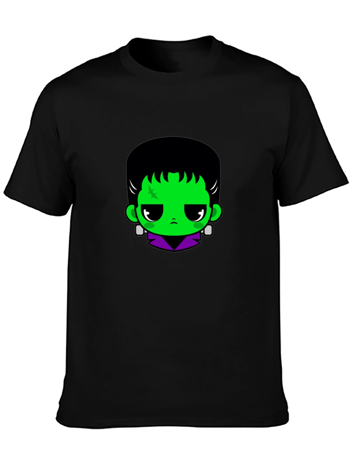 Black Frankenstein Graphic T-Shirt view 3