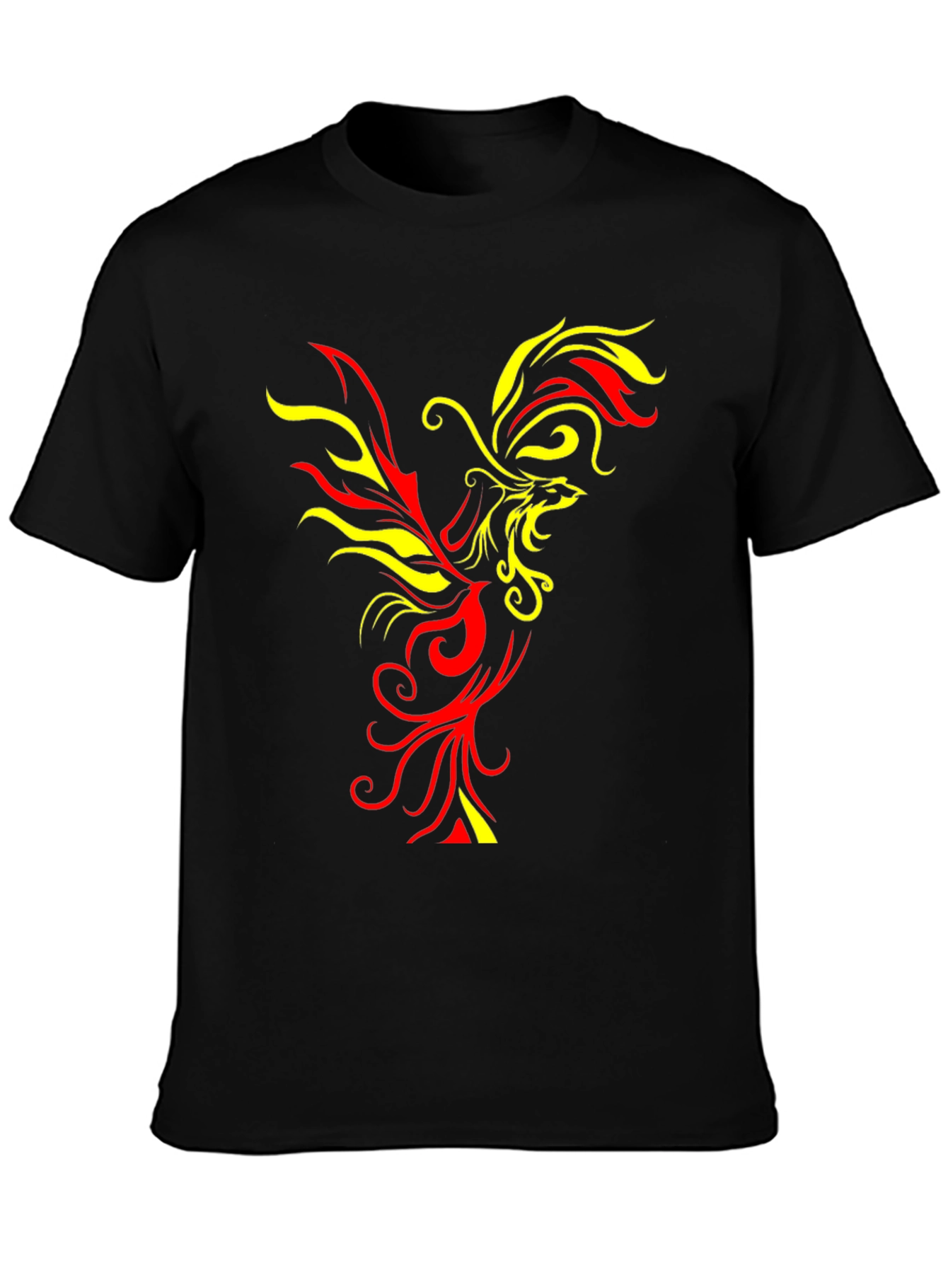 Fiery Phoenix Graphic T-Shirt - Bold & Unique Design - 3