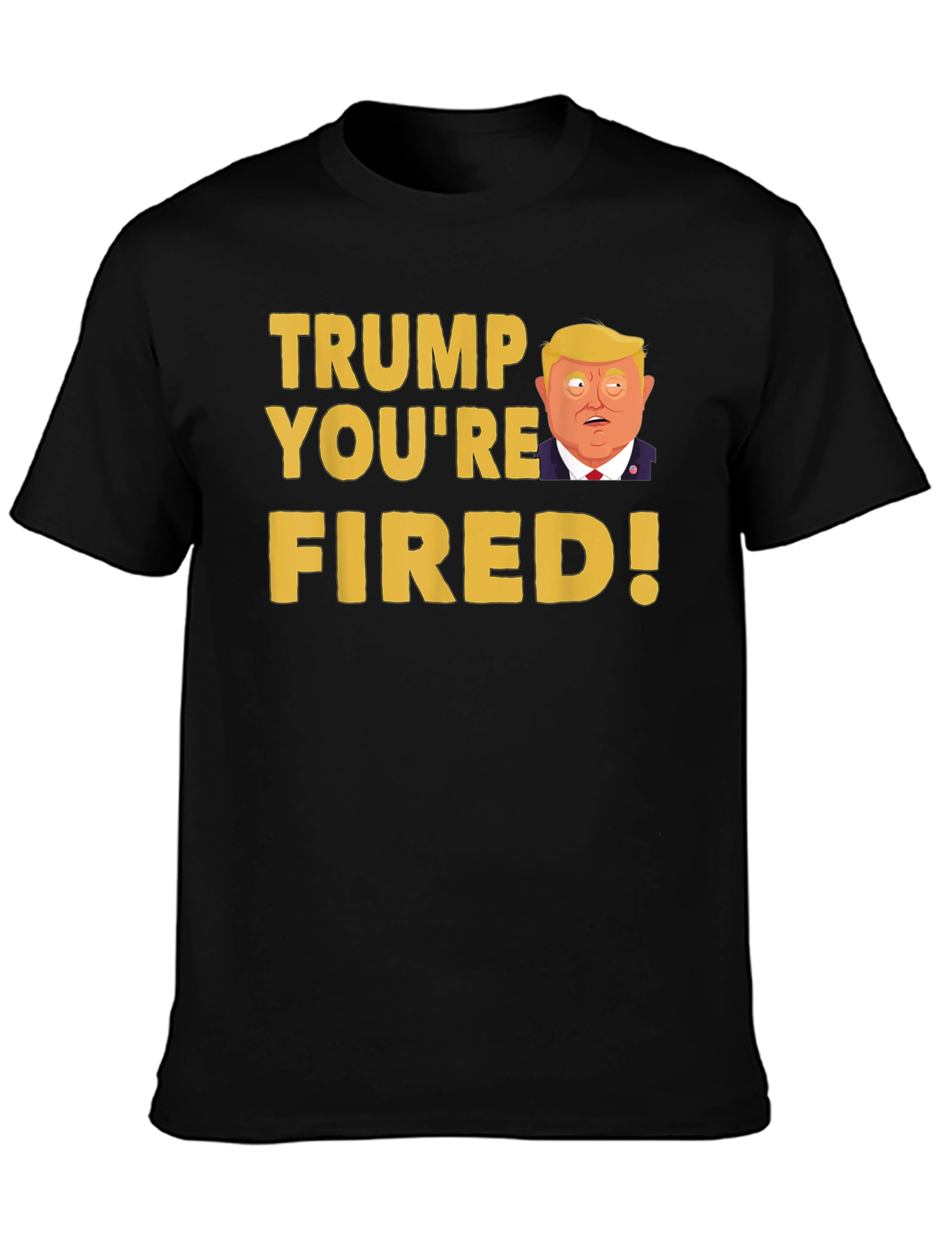 Black Trump You're Fired! Graphic Tee view 3