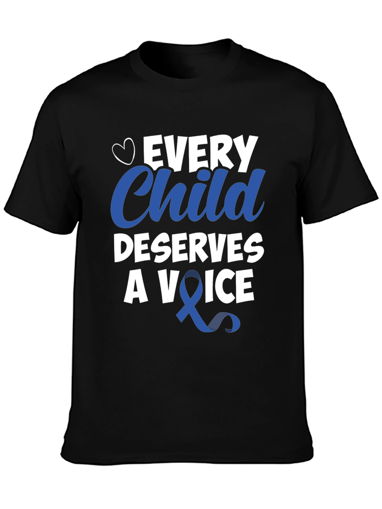 Black Every Child Deserves a Voice T-Shirt view 3