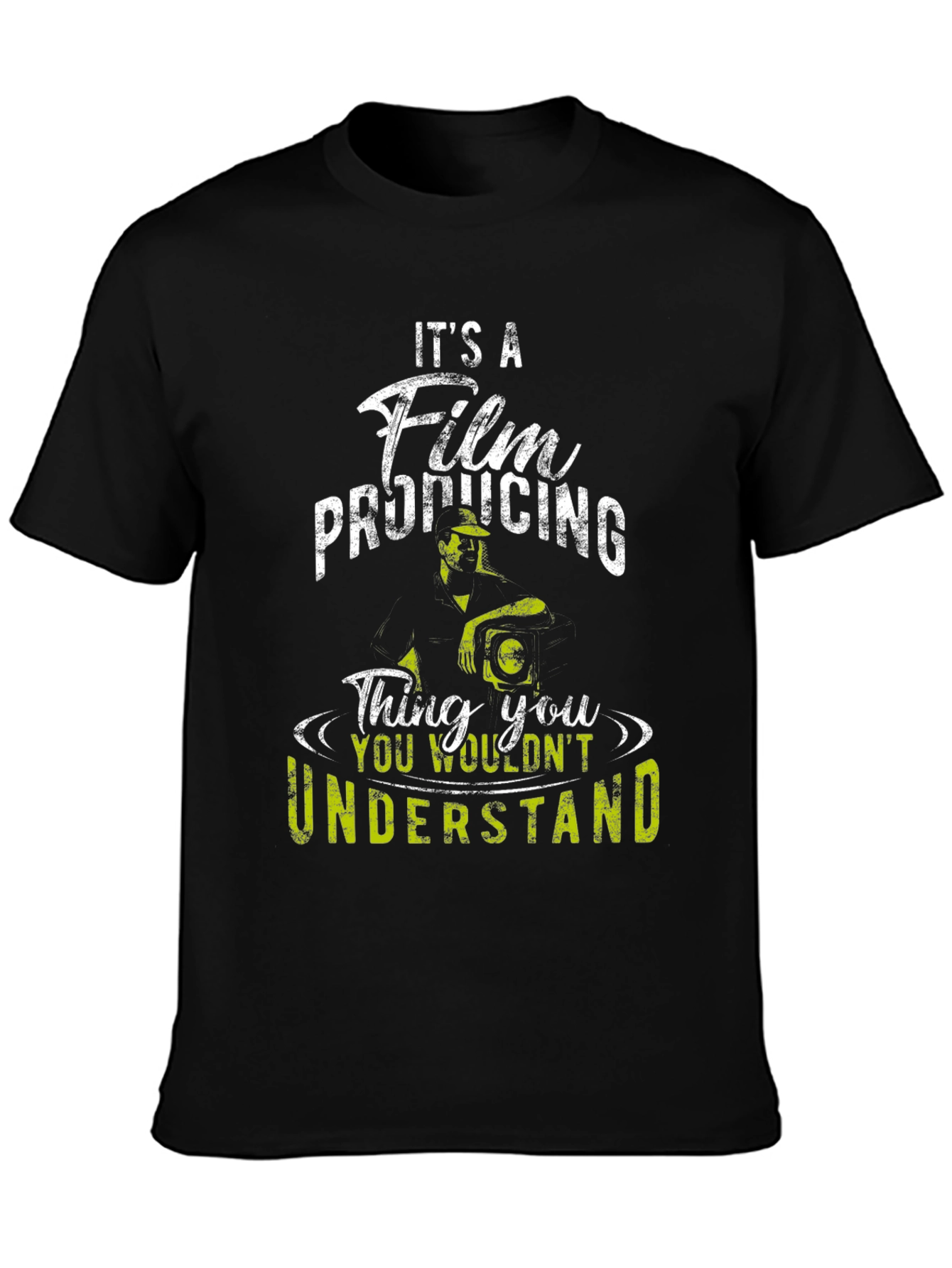 Black Film Producing T-Shirt - You Wouldn't Understand view 3
