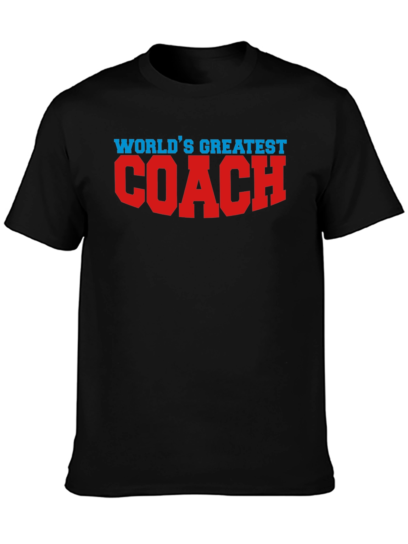 Black World's Greatest Coach T-Shirt - Black view 3