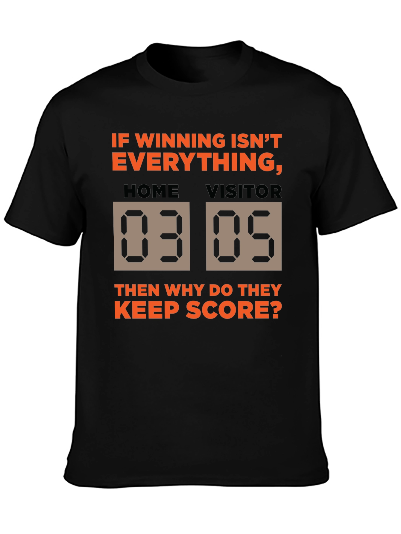 Black Winning Isn't Everything T-Shirt view 3