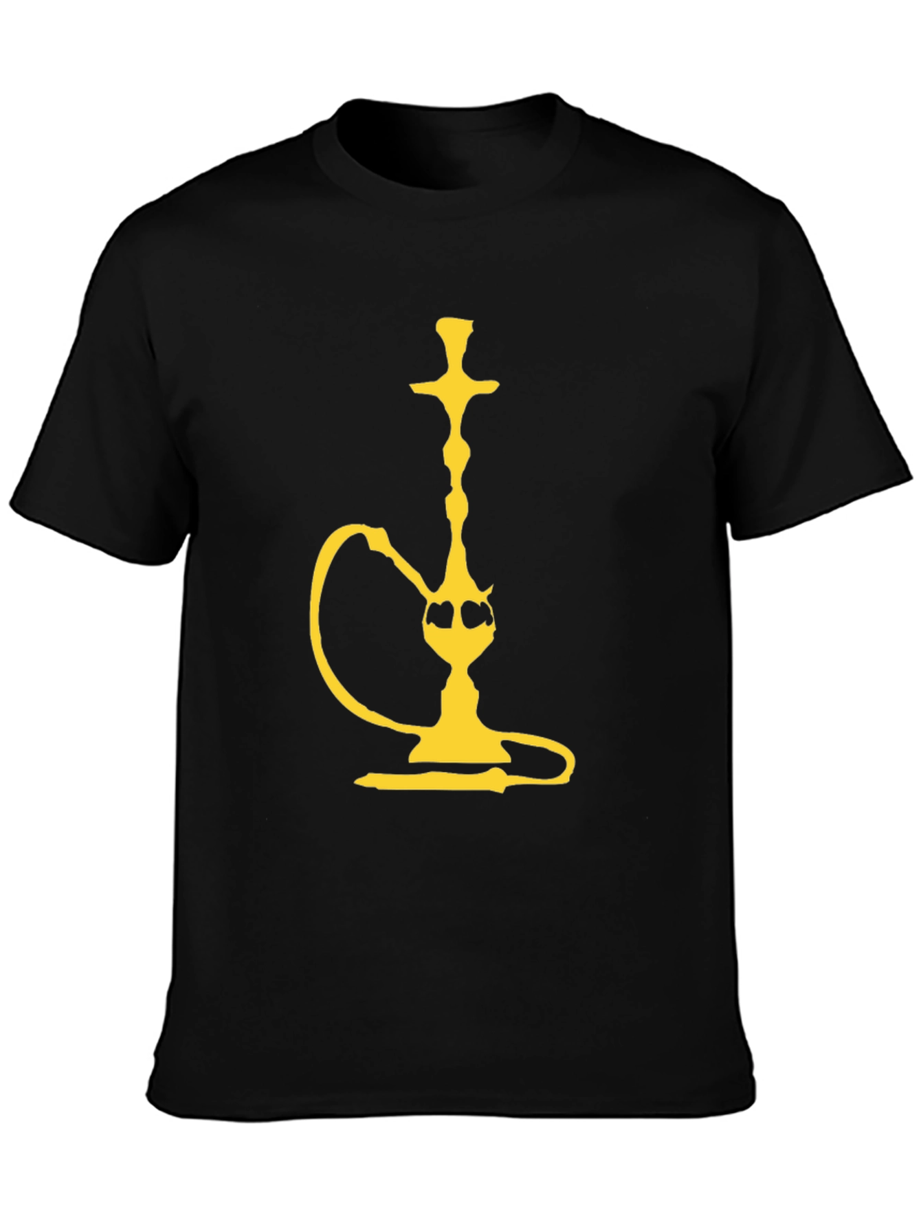 Black Hookah Graphic Tee - Black view 3