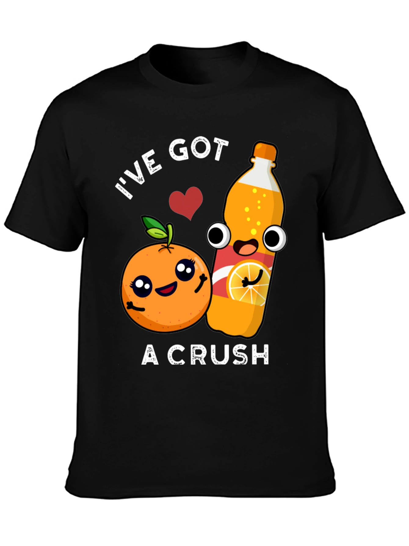 Black I've Got A Crush Graphic Tee view 3