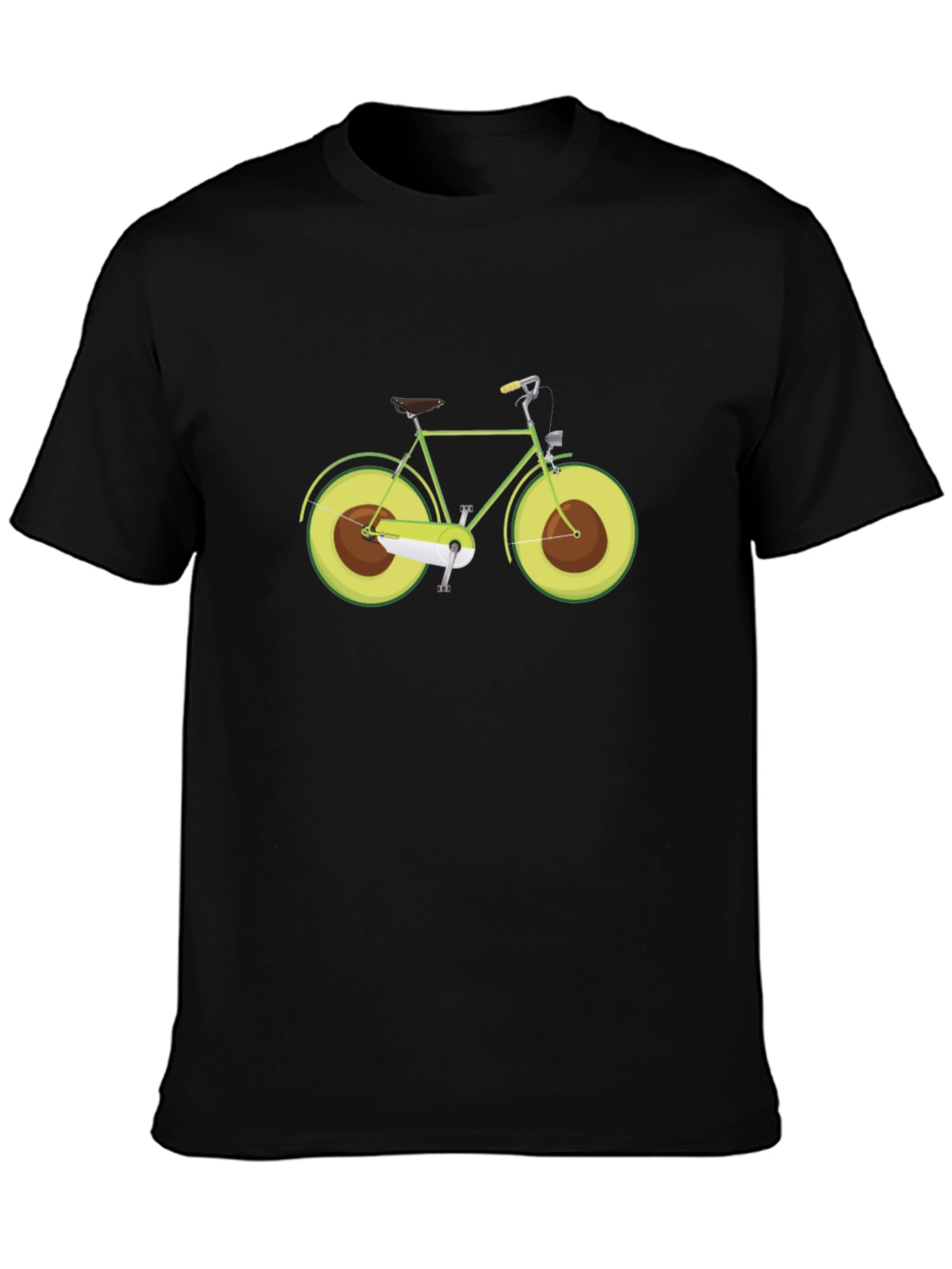 Black Avocado Bicycle Graphic Tee view 3