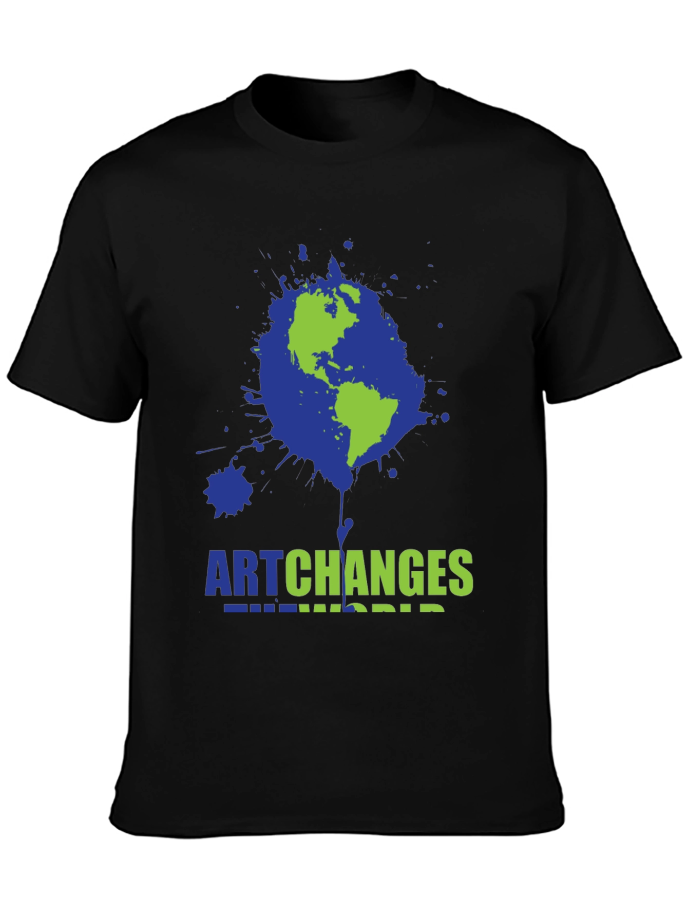 Black Art Changes the World Graphic Tee view 3