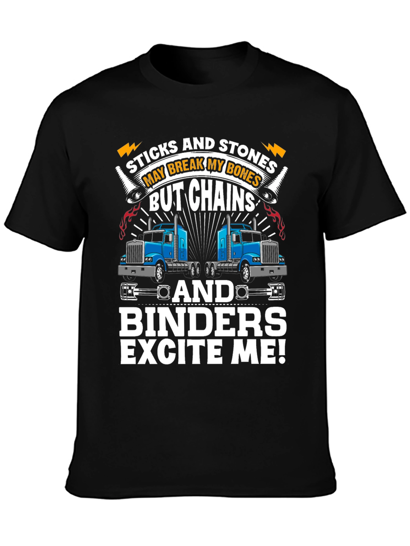 Sticks and Stones Trucker T-Shirt - 3