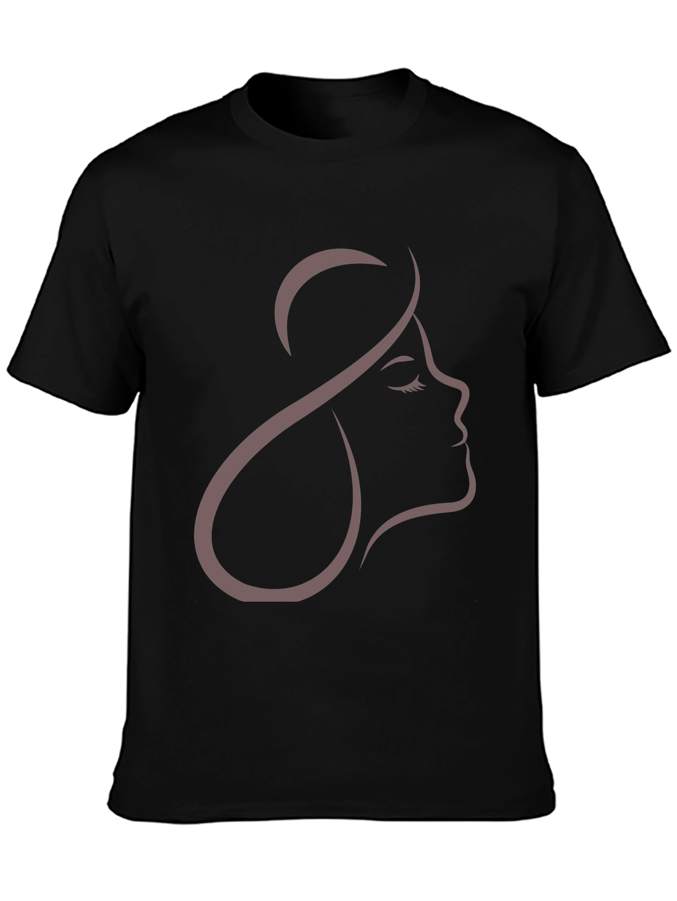 Elegant Woman Silhouette Graphic T-Shirt - 3